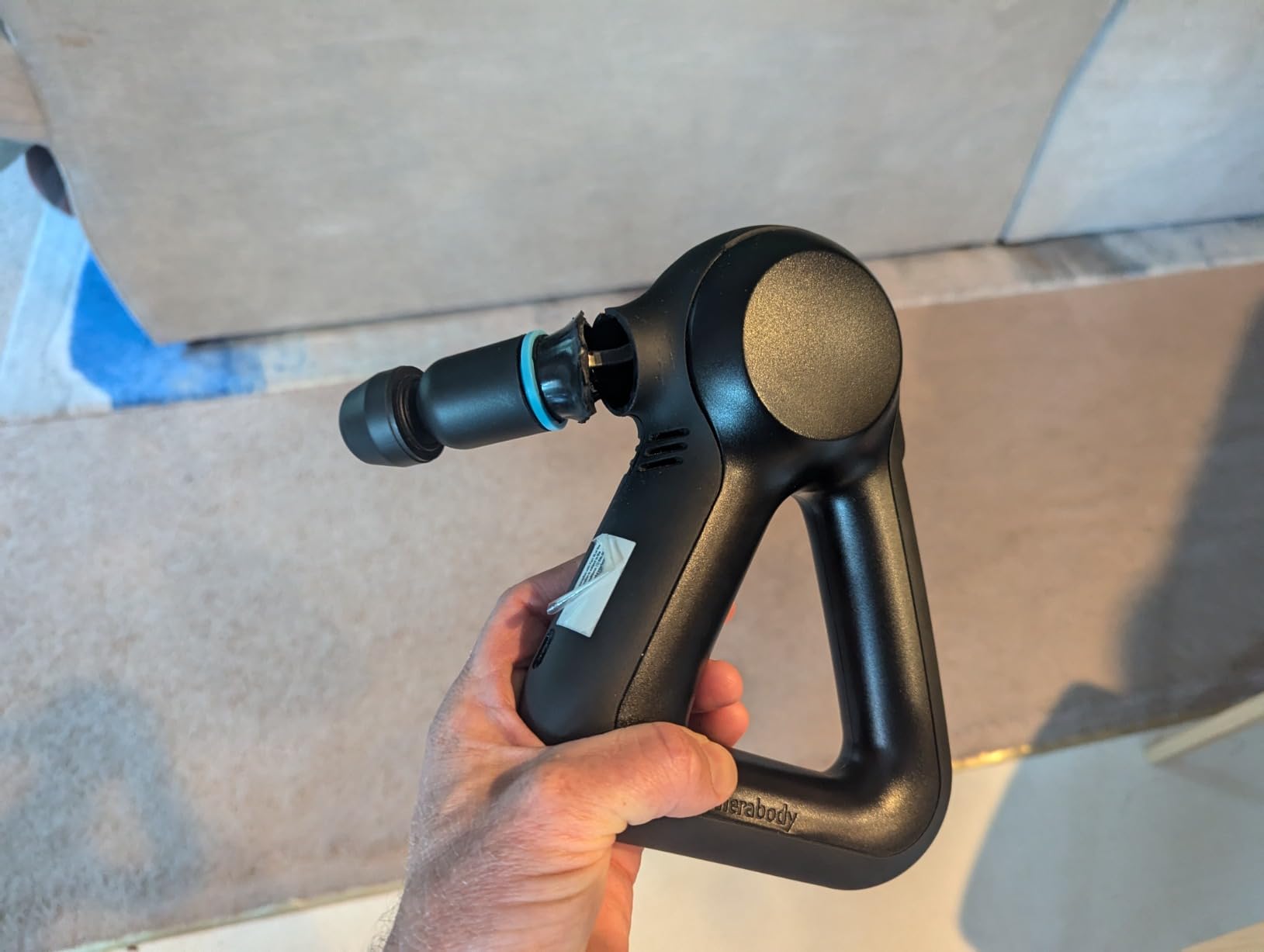 Therabody Prime 6th Gen Deep Tissue Massage Gun | Black | Powerful Percussive Massage With 5 Speeds & A Rugged, Durable Design to Relieve Muscle Pain & Speed Up Recovery customer photo 2