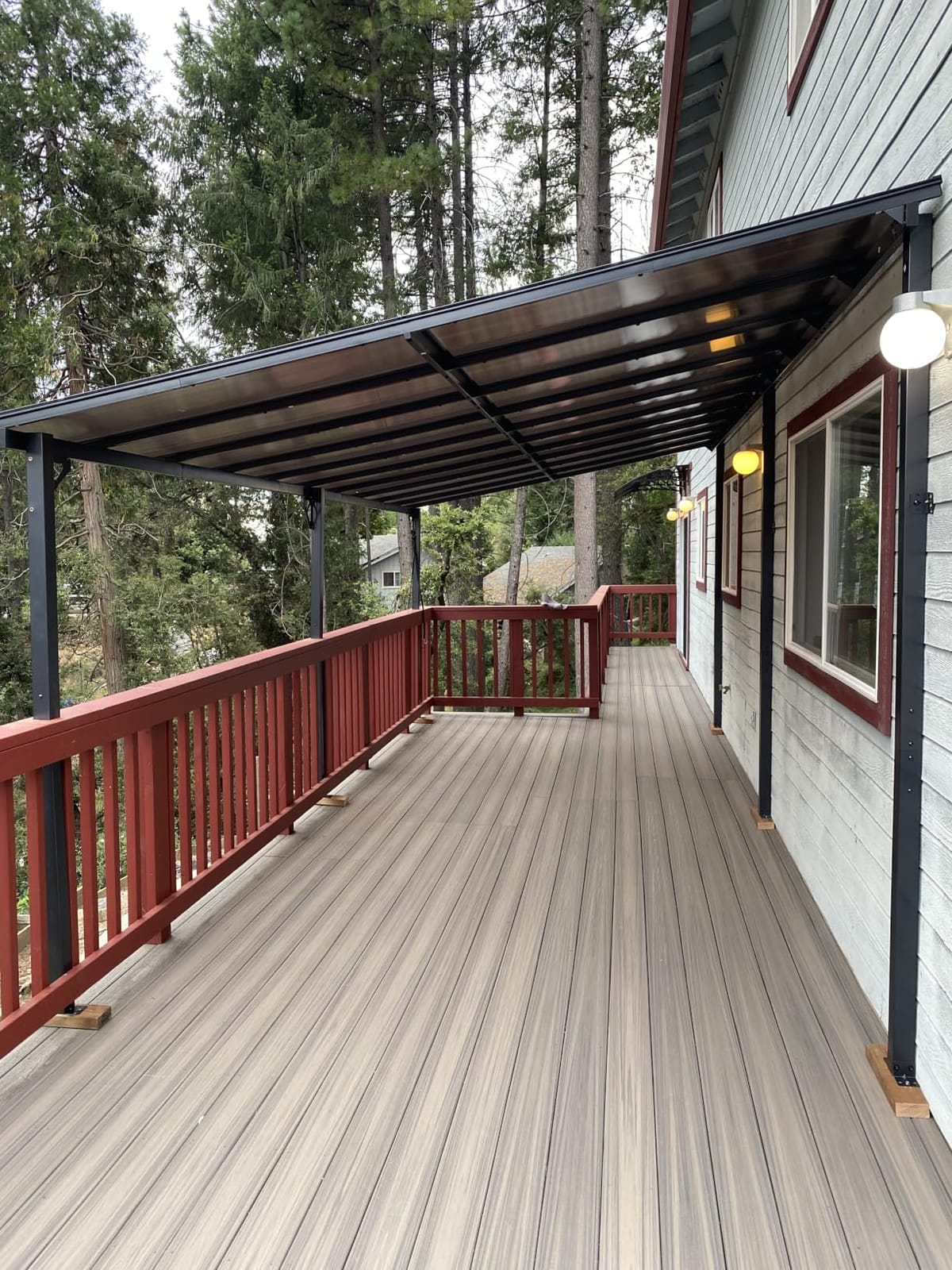 Aoxun 8'x10' Gazebo, Wall Mounted Gazebos Pergola on Clearance, Outdoor Patio, Large Wall-Mounted Heavy Duty Awnings for Patio, Decks, Backyard (Black) customer photo 1