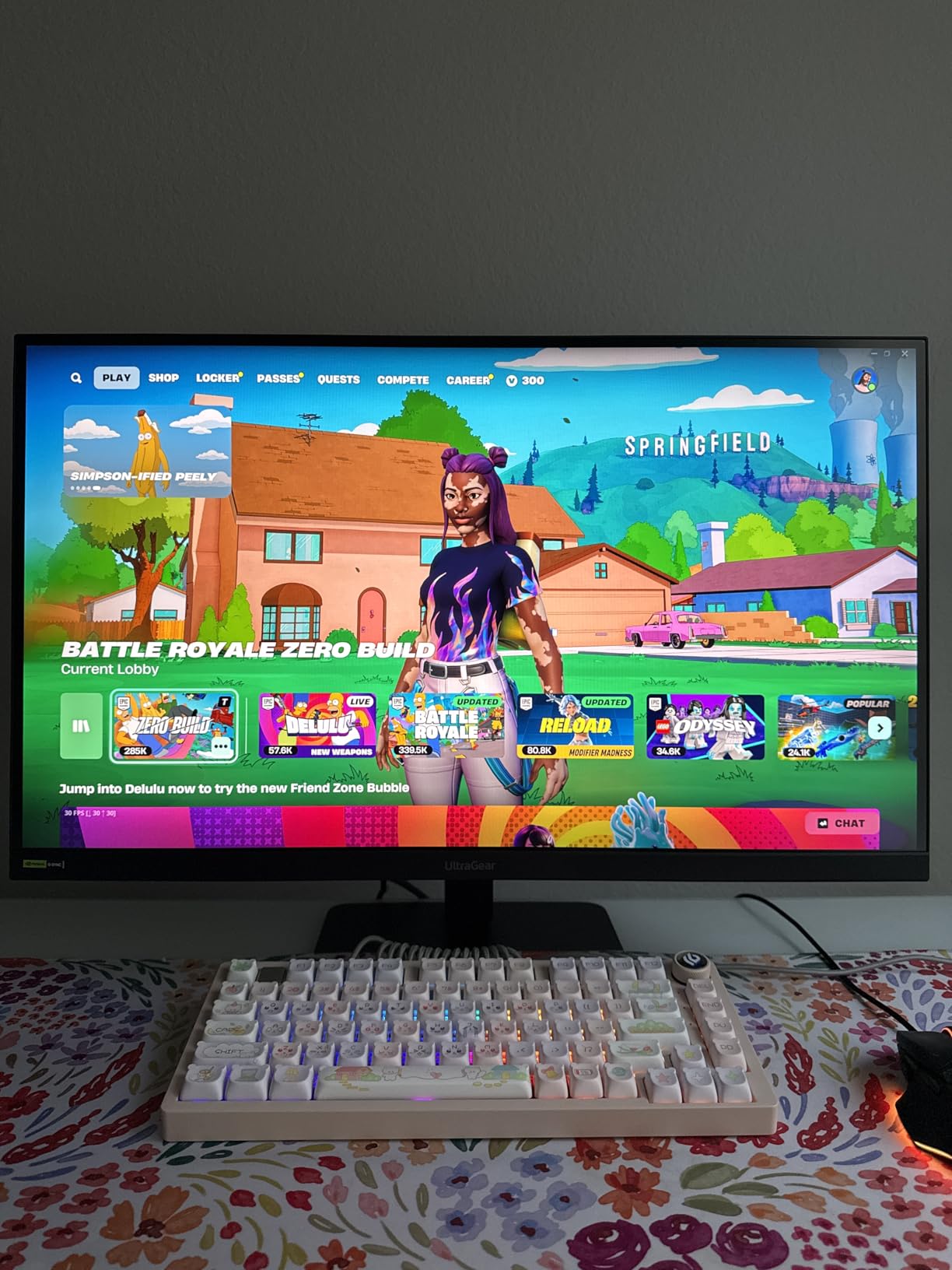 LG 27G640A-B 27-inch Ultragear QHD (2560x1440) IPS Gaming Monitor, 300Hz, 1ms, NVIDIA G-Sync, AMD FreeSync Premium, VESA DisplayHDR 400, HDMI 2.1, USB Type-C, Tilt/Height/Swivel/Pivot Stand, Black customer photo 1