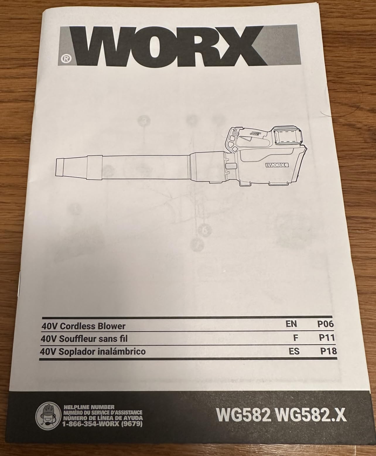 Worx Cordless Leaf Blower, 40V Quiet Blower, WG582, 780CFM & 190MPH, 2 x 4.0Ah Batteries customer photo 2