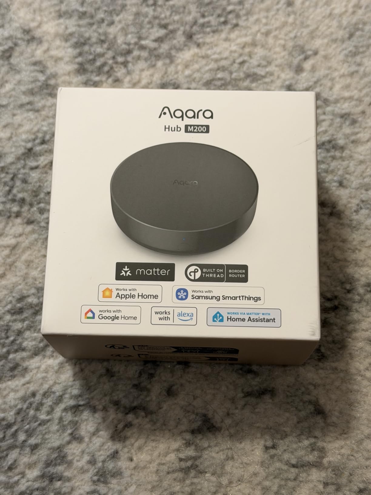 Aqara Smart Hub M200, Matter Controller, Featuring Aqara Zigbee, Wi-Fi, IR | Thread Border Router, Features Zigbee, Bluetooth, Wi-Fi, PoE, Supports Apple HomeKit, Alexa, SmartThings, Home Assistant customer photo 1