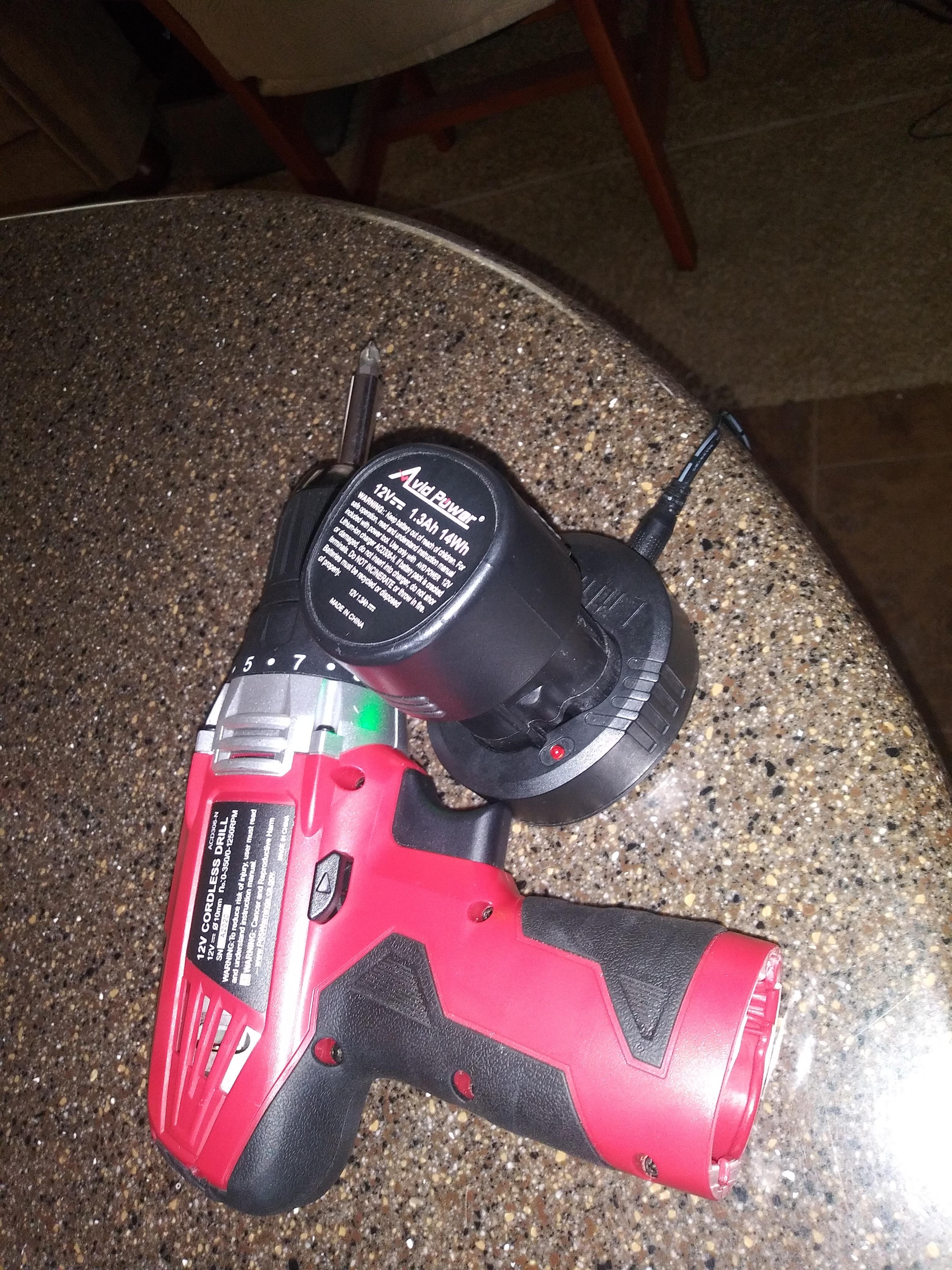 AVID POWER 12V Cordless Drill Set 3/8