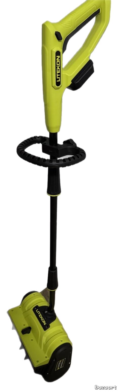 Litekon 40V Brushless Cordless Snow Shovel, 13-Inch Electric Snow Blower with 2X 4.0Ah Batteries & Charger, Battery-Powered Snow Removal with 16.5FT Throw Distance for Patio, Deck, Driveway,Green customer photo 1