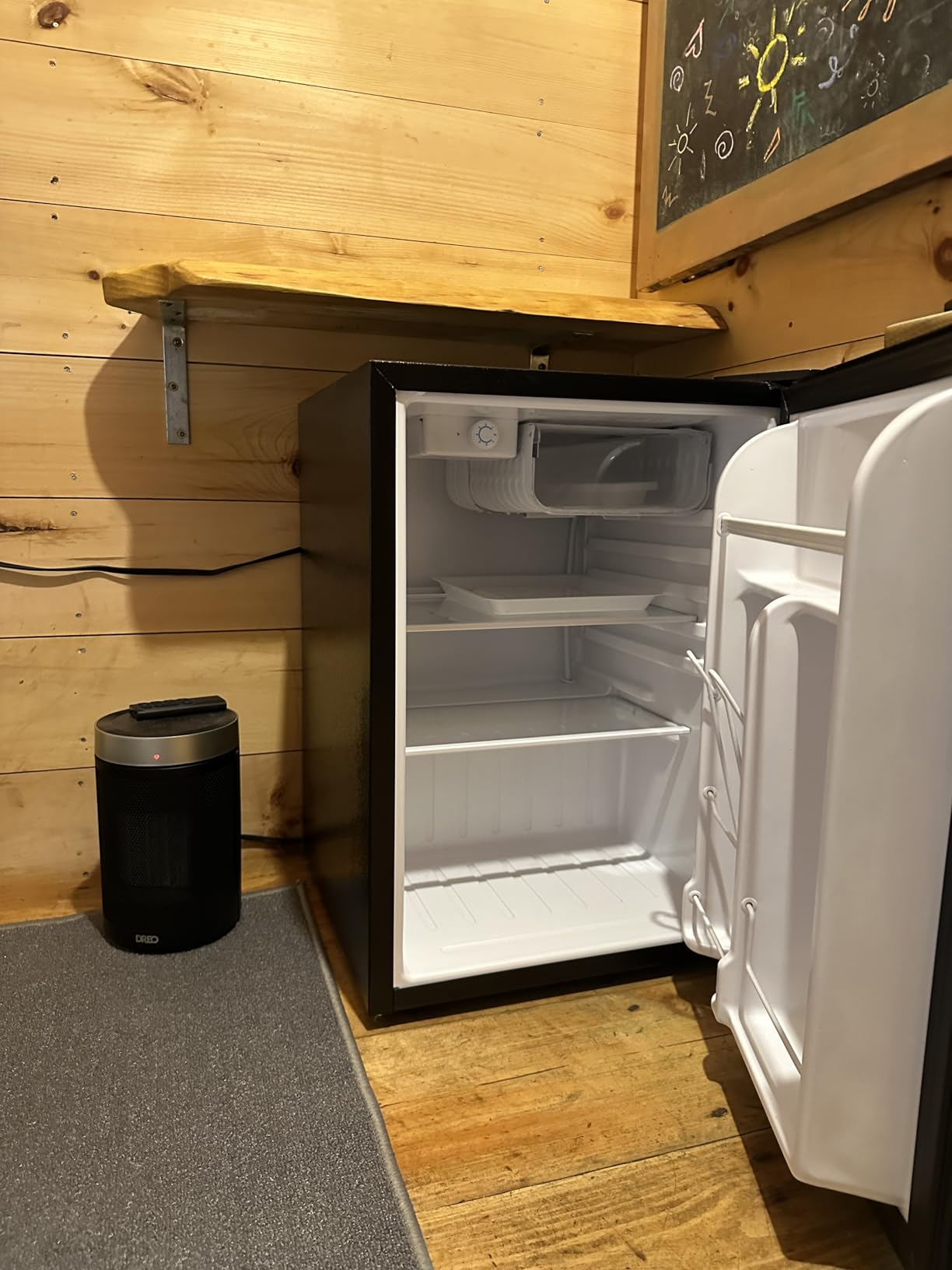 Antarctic Star 2.56 Cu.Ft. Mini Fridge with Freezer, Small Refrigerators with Adjustable Thermostat, Low Noise, Energy Saving, Compact Refrigerators for College Dorm, Office, Bedroom, Stainless Steel customer photo 1