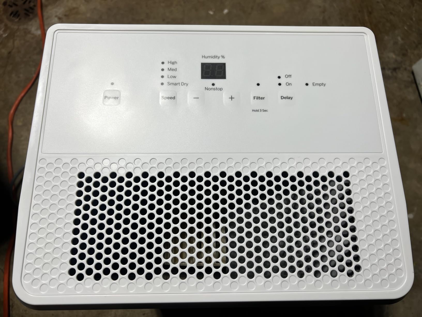 GE Dehumidifier, 50 Pint for Basement Bedroom Bathroom, 5000 Sq Ft | Smart Dry Technology, Humidistat Control, Continuous Drain Option, Bucket Full Alarm, Auto Restart & Defrost customer photo 1