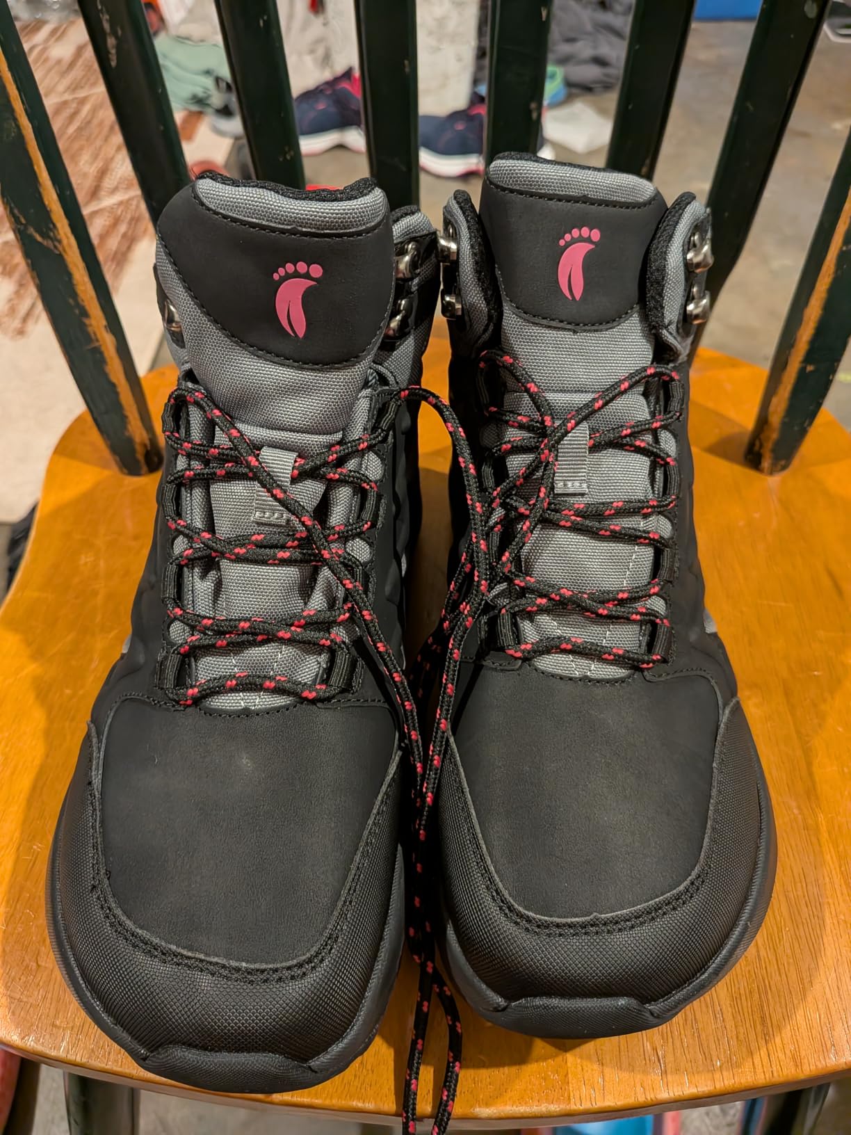 Women's Orthopedic Waterproof Hiking Boots Wide Toe Box Plantar Fasciitis Arch Support customer photo 1