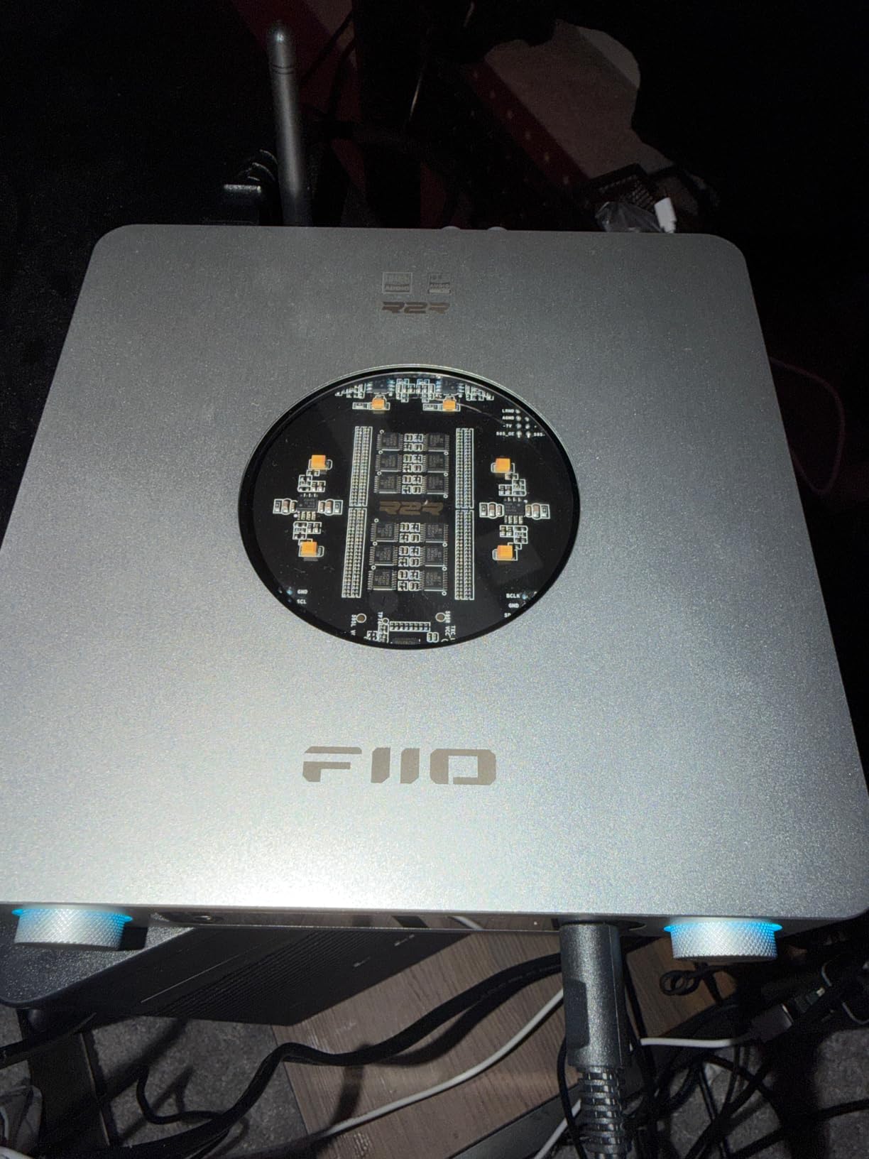 FiiO K13 R2R Desktop DAC & Headphone Amp, High-Fidelity 24Bit R2R DAC, Powerful 2400mW Output, LDAC Bluetooth Streaming, Dual Power Supply, 10-Band PEQ, Balanced XLR & RCA Audio Output (Black) customer photo 1