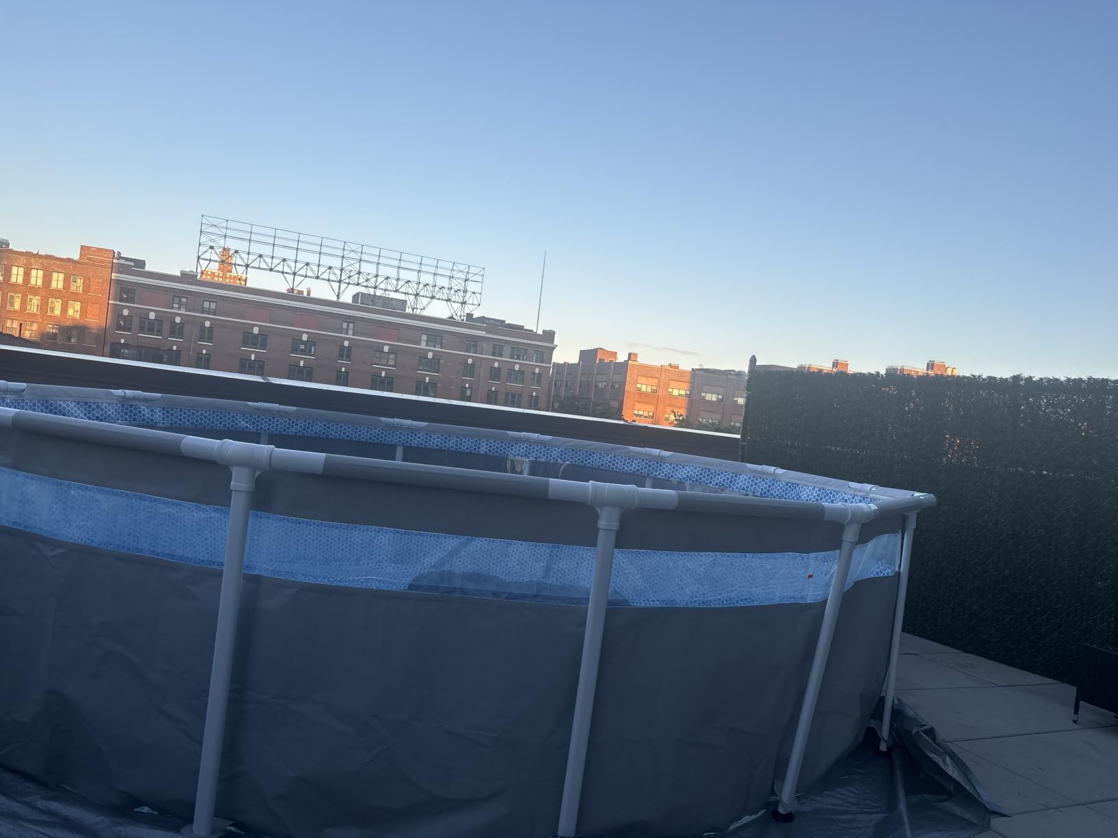 INTEX 26721MZ 14ft x 42in Prism Frame Clearview Premium Above Ground Pool Set: Includes 1000 GPH Krystal Clear Cartridge Filter Pump - 3357 Gallon Capacity - Age Grade 6+ customer photo 2