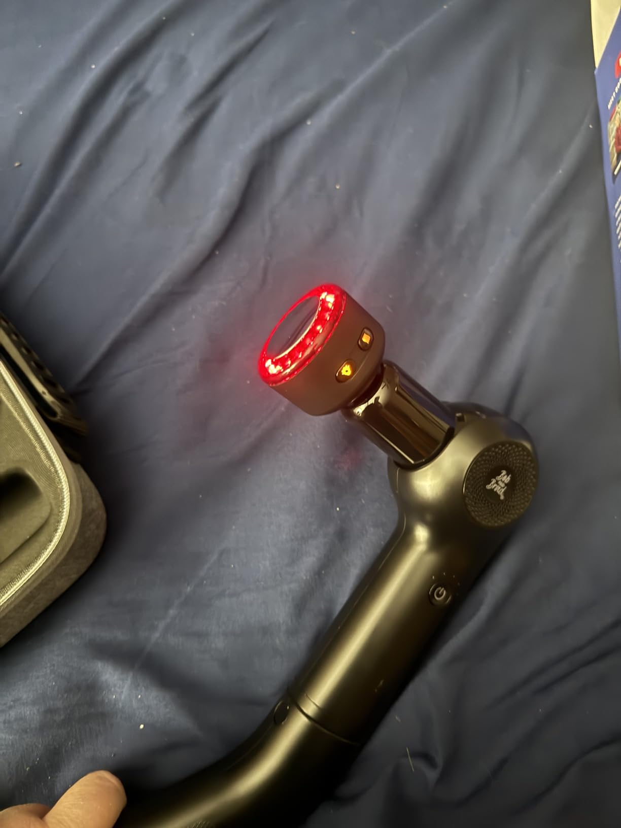BOB AND BRAD L7 Ultra Massage Gun with Heat, Red Light & Extension Handle | 2-in-1 Massager Gun with Adjustable Angles, Deep Tissue for Back Lumbar Shoulder FSA-HSA Eligible Gift for Men Women customer photo 2