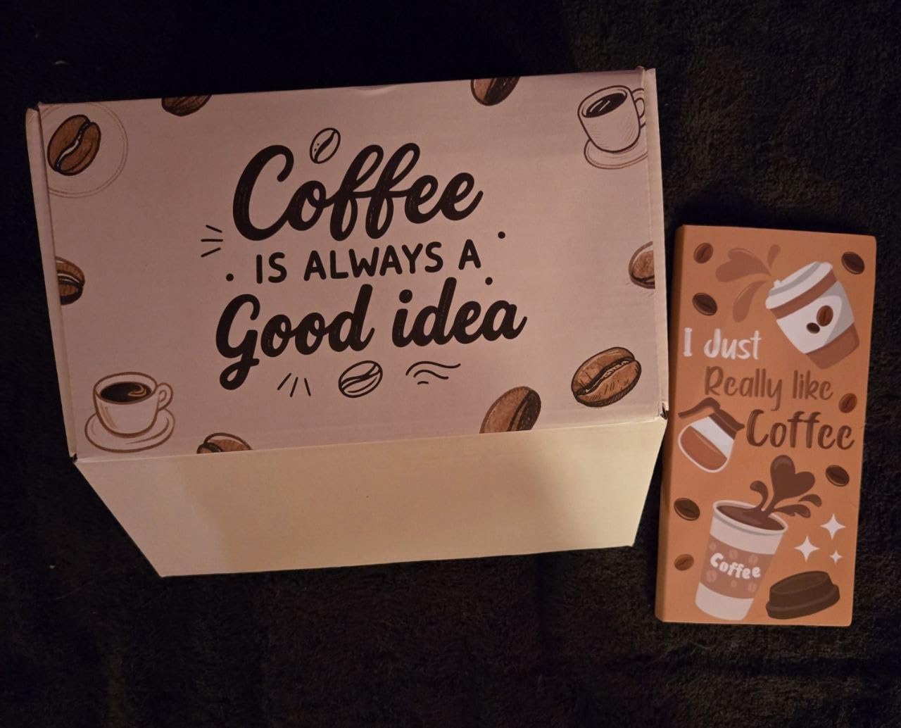Coffee Lover Gifts for Women Men, Coffee Gift Basket for Birthday Christmas | Gift Ideas Includes Mug Spoon Rest Holder Candle Socks Sticky Notes Set for Birthday Mothers Day Galentines Valentines Day customer photo 2