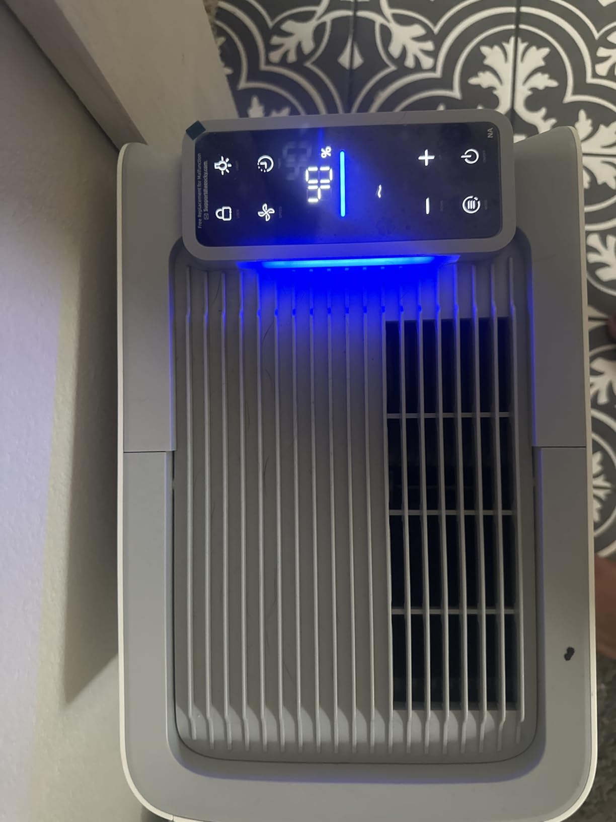 AEOCKY 50 Pint/Day, 3500Sq.Ft Compressor Dehumidifier with Drain Hose | 0.8 Gallon Water Tank Capacity, for Basement, Home, Bedroom, Bathroom, RV, Garage, Intelligent Humidistat, Quiet customer photo 1