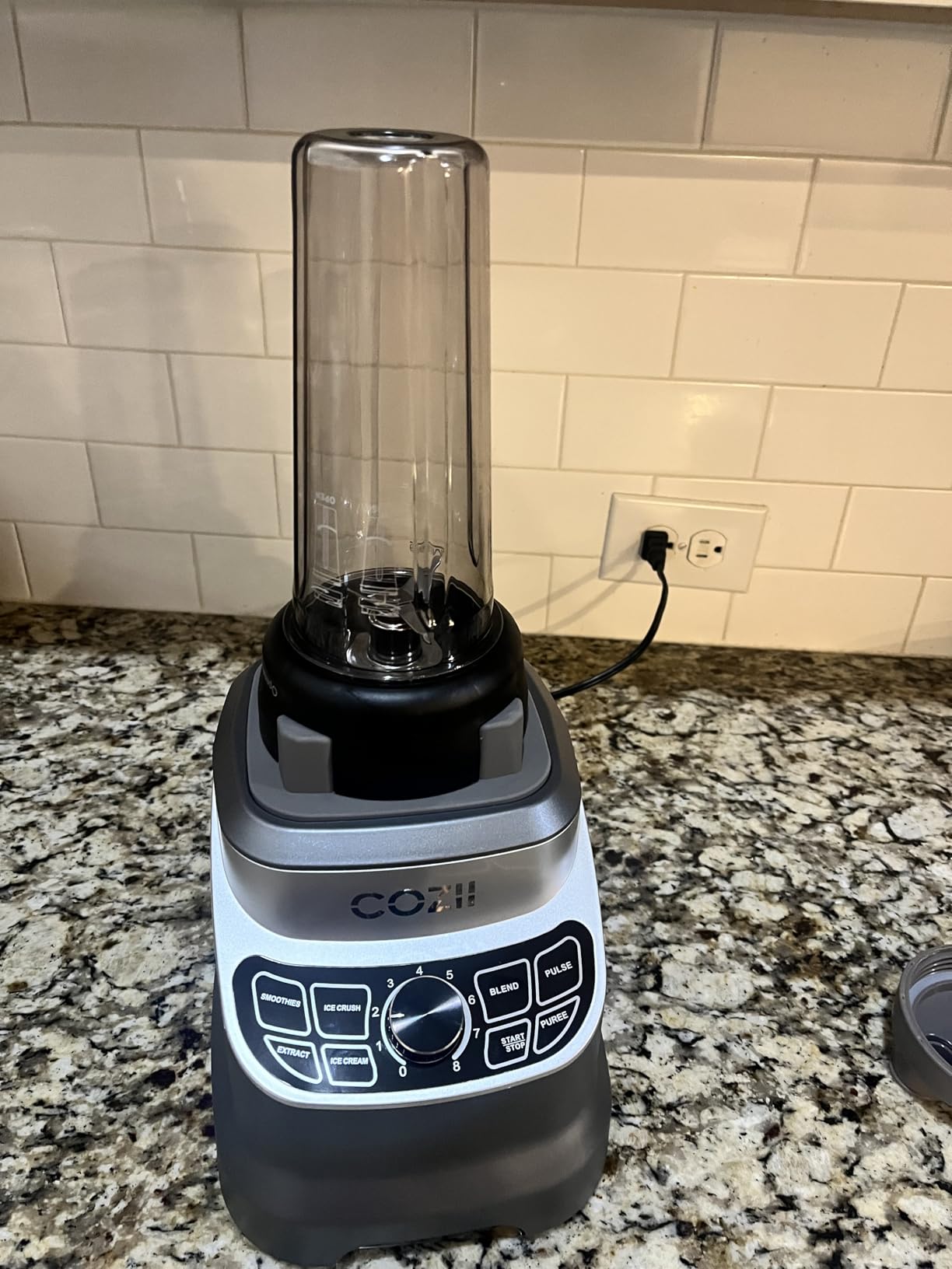 COZII Professional Blender 2000W, 64oz Countertop Smoothie Blender-21oz Cup | 7 Presets Blenders for Kitchen,Smoothies/Ice Crush/Frozen Drinks/Dips/Nut Butter|8 Speeds, Dishwasher Safe -Black customer photo 1