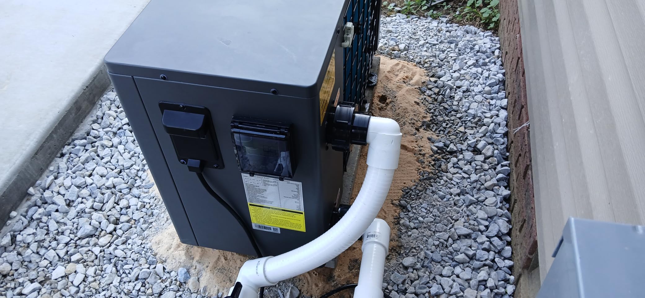 120,000 BTU Inverter Pool Heat Pump for Inground Pools 220V | 33000 Gallon Electric Pool Heater with High COP 12.3 customer photo 2