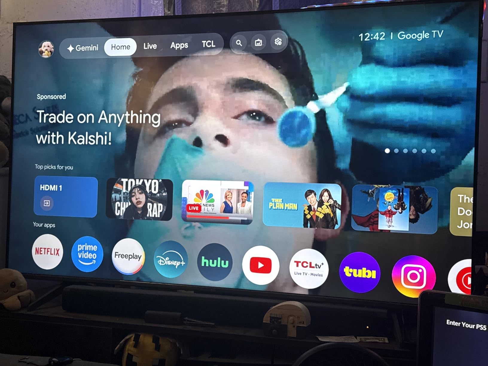 TCL 55 Inch Class T7 Series | 4K QLED HDR Lag-free Smart Google TV | 55T7, Latest Model | 120Hz-144Hz High Brightness, Dolby Atmos, Alexa Voice Remote AI Streaming Gaming Television | Amazon Exclusive customer photo 2