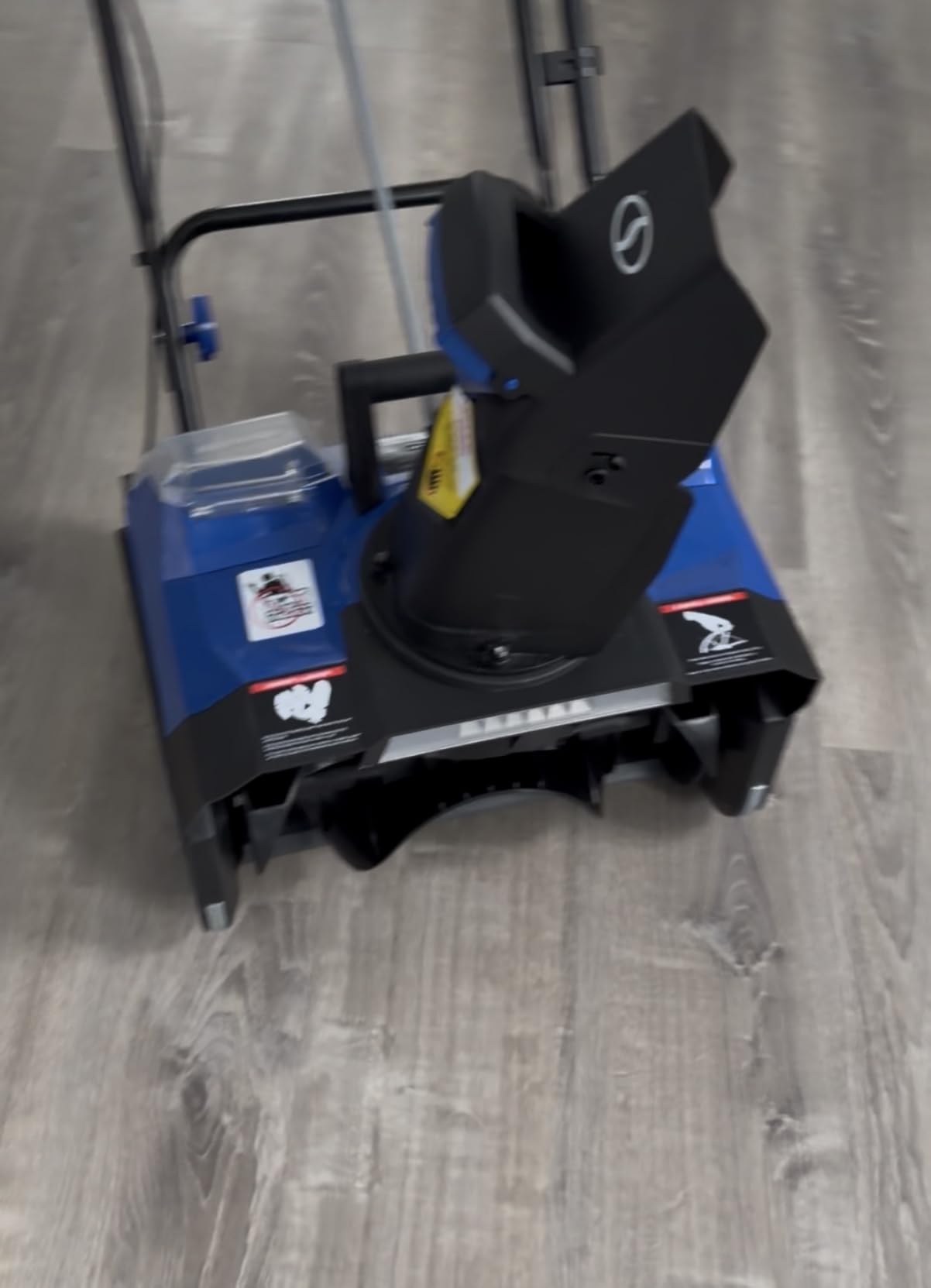 Snow Joe IONMAX 48V Cordless Electric Snow Blower Machine, 24V-X2-SB18-GO, 18 Inch, Powered Single-Stage Thrower with LED Light and Wheels for Driveway Clearing customer photo 2