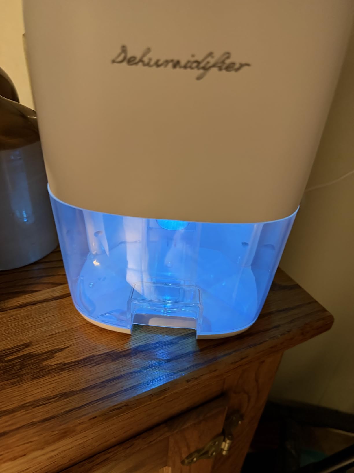 Small Dehumidifier for Home 44OZ Quiet with Auto Off & Defrost 5 Timers 3 modes 10 Color Lights 3 Brightness 260 Sq.ft Portable Dehumidifiers for Basement Bedroom Bathroom RV Closet customer photo 1