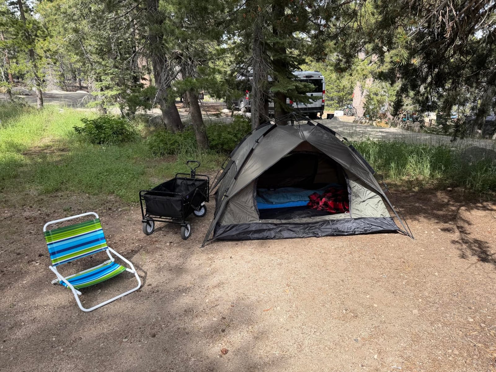 Camping Tent 2/3/4 Person Instant Pop Up Tents for Camping - 40s Automatic Easy Setup Tent with Rainfly, Double-Layer Waterproof & Windproof Instant Tents customer photo 1