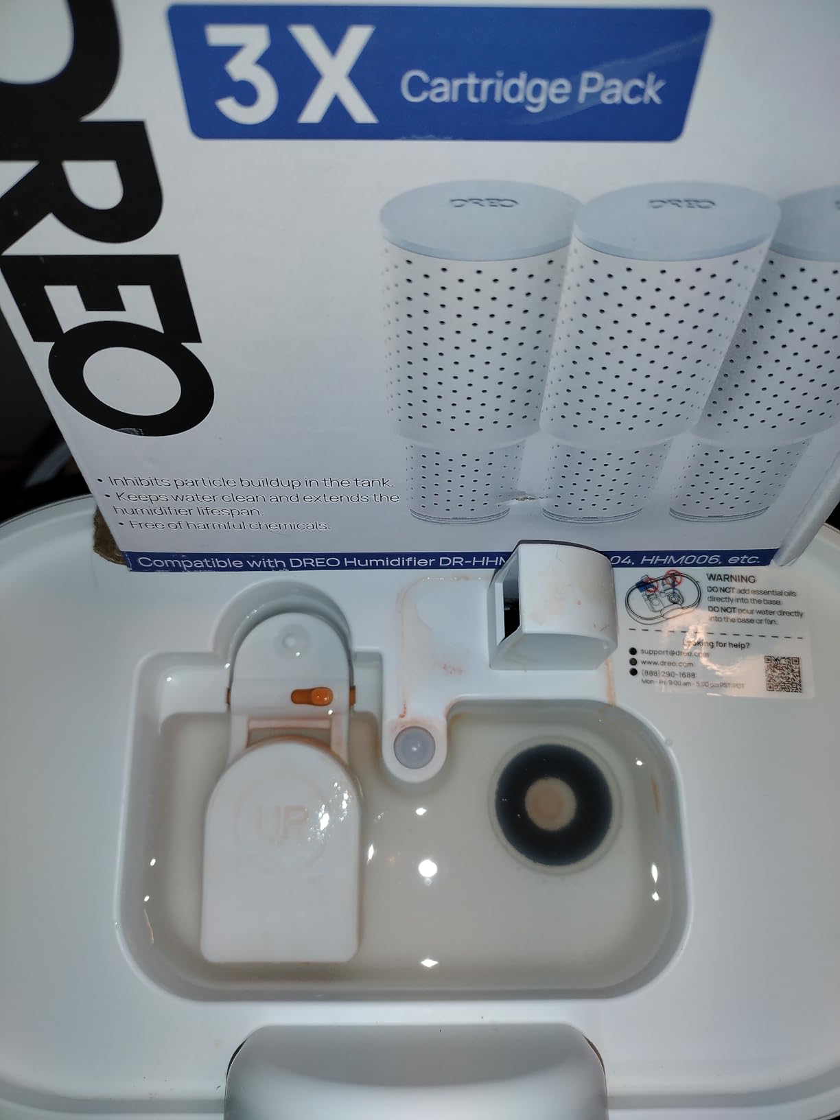 DREO 3L Humidifiers for Bedroom, 30H Runtime, 26 dB Quiet, New Edition | Easy to Refill & Clean, Precise Humidity Control, Night light, Cool Mist Air Humidifier for Large Room, Baby Nursery customer photo 1