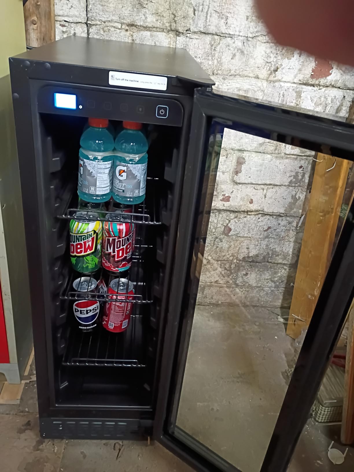 180 Cans Outdoor Beverage Refrigerator Under Counter Built-in, 5.3Cu.ft Beverage Refrigerators with Stainless Door, 24 Inch Drink Refrigerator Beverage Fridge for Office Bedroom Garage customer photo 1