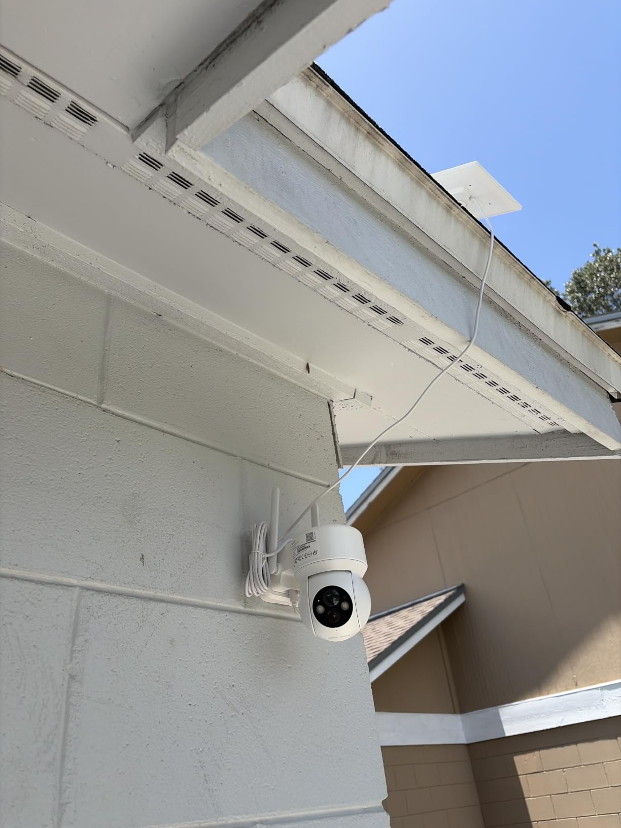 GNCC Solar Security Cameras Wireless Outdoor 2.4G WiFi, SD/Cloud Storage customer photo 2
