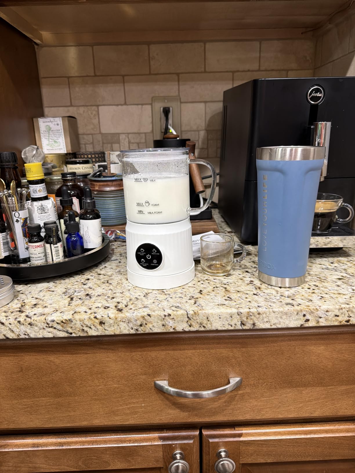 4-in-1 Electric Milk Frother and Steamer for Whole Milk, LED Touch Screen, Cold and Warm Foam Maker customer photo 1