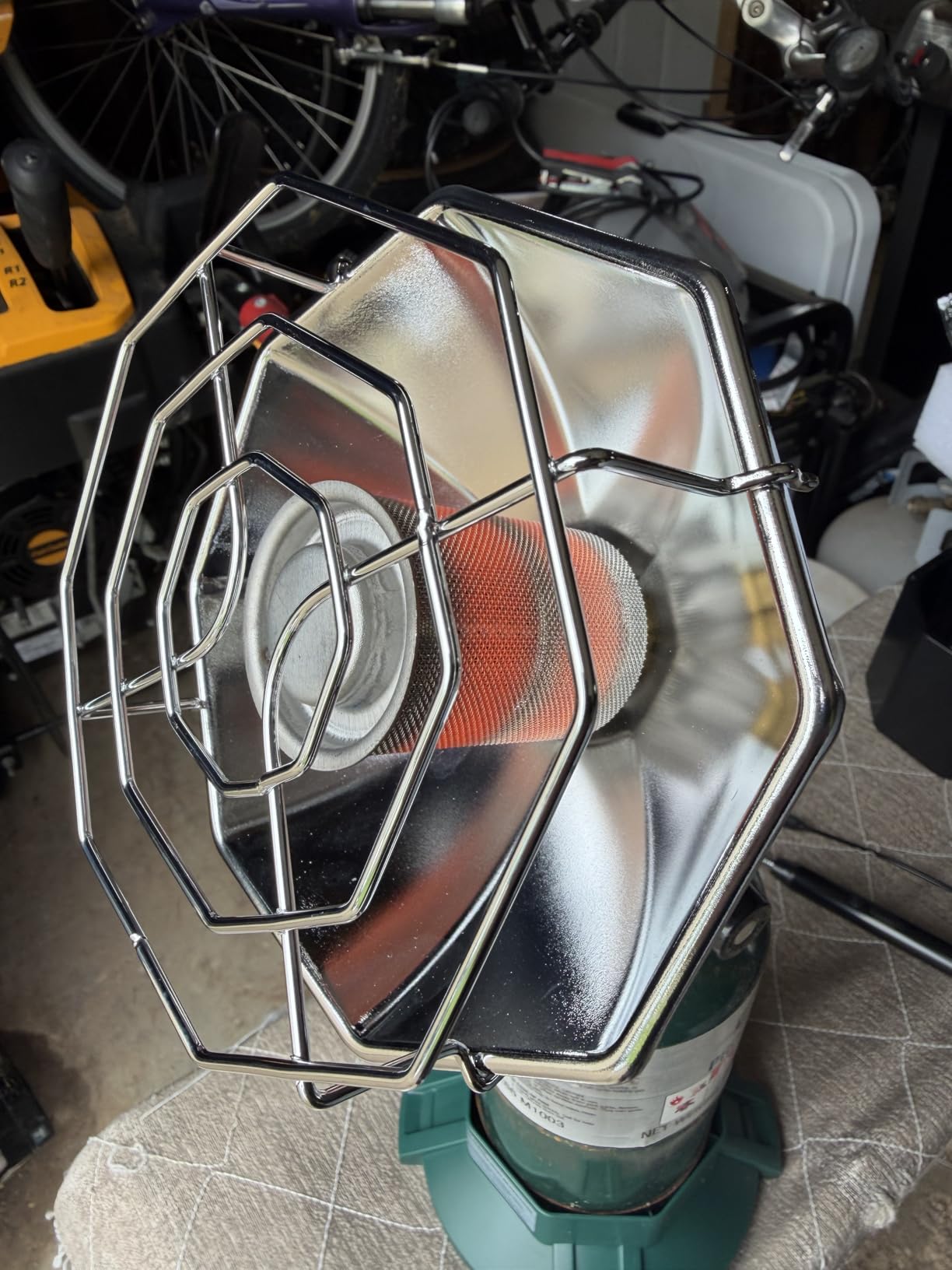 6200 BTU Propane Camping Heater with Radiant Burner and Adjustable Flame customer photo 1