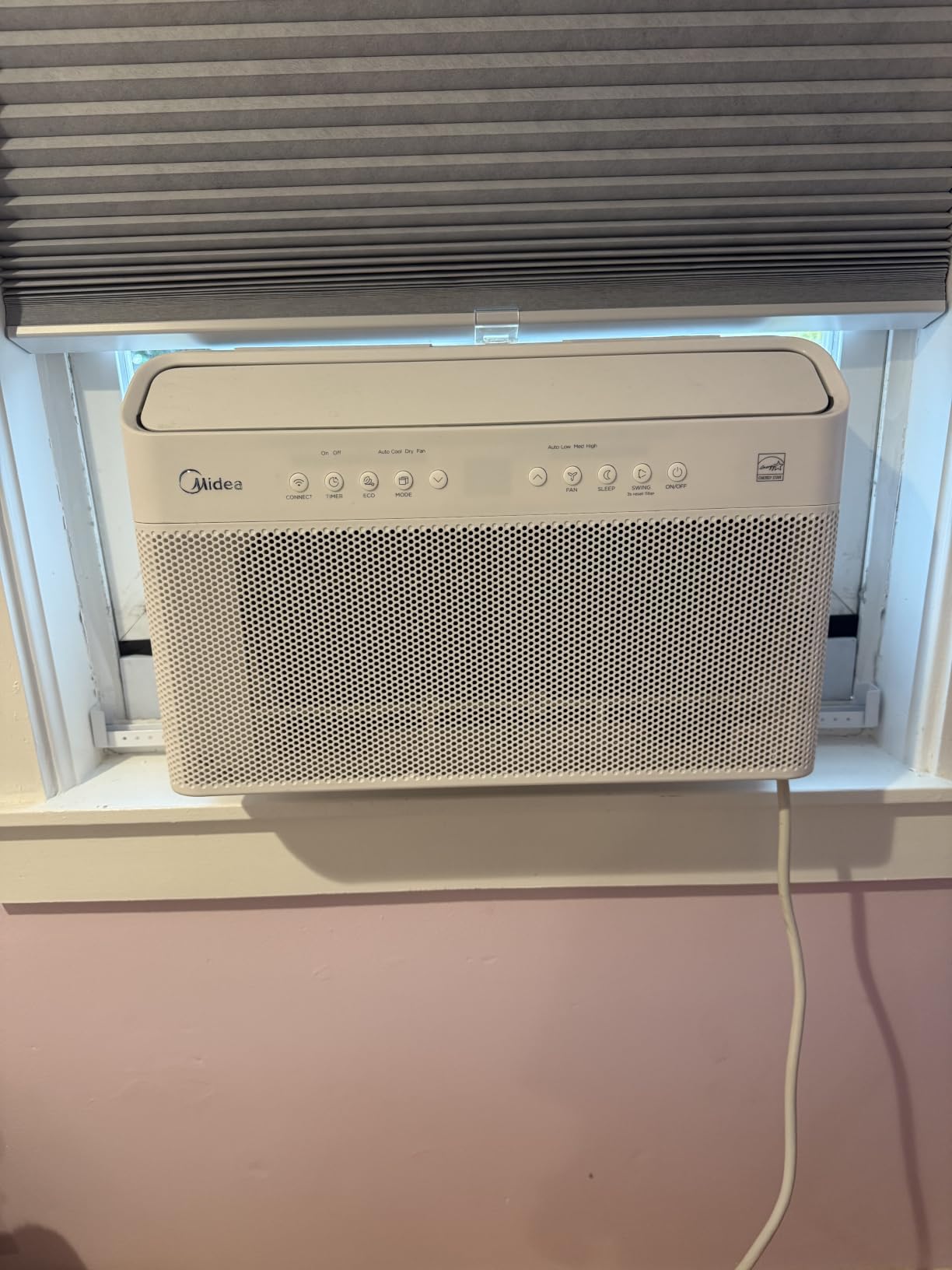 Midea 10,000 BTU U Shaped Window Air Conditioner, Cools up to 450 Sq Ft | Ultra Quiet U-Shaped Design, Inverter Control, Open Window Flexibility, Alexa/Google Assistant, 37% Energy Savings, 2026 New customer photo 1