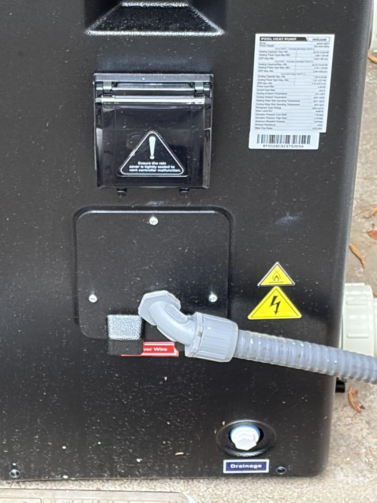 MICOE 75,000 BTU Pool Heat Pump, Inverter Pool Heater for 21,000 Gal Pools | Smart APP Control Heating & Cooling, Titanium Heat Exchanger customer photo 1