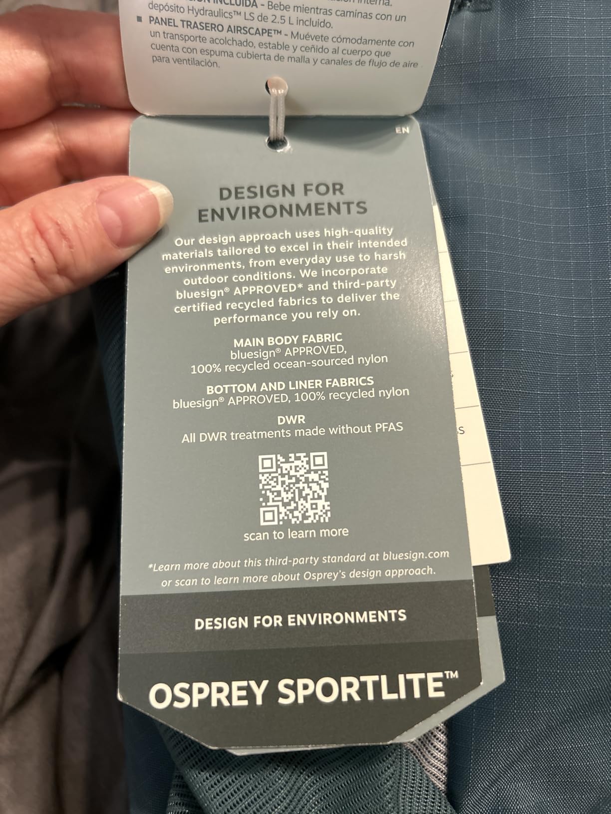 Osprey Sportlite Lightweight Hiking Backpack with Hydraulics Reservoir for Men & Women - Everyday Hydration Travel Bag customer photo 2