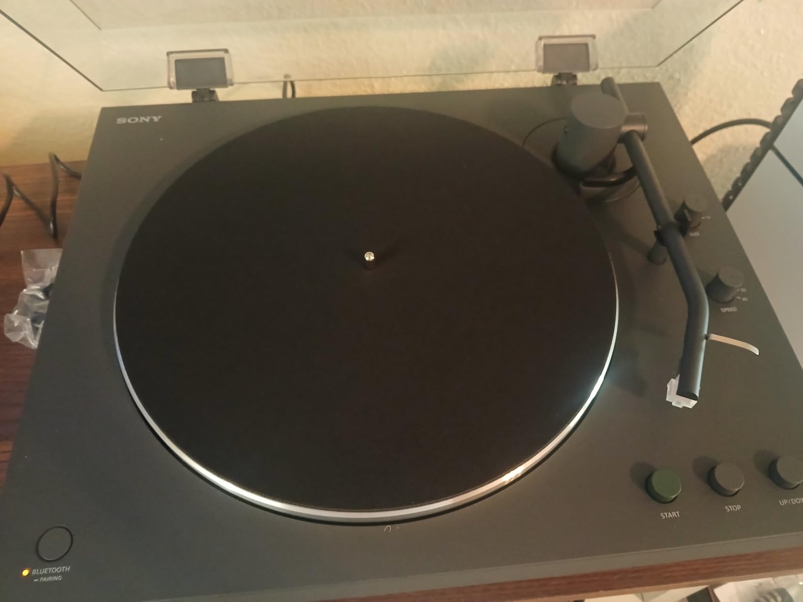 Sony PS-LX3BT Wireless Bluetooth Turntable with Full Auto Playback | Vinyl Record Player, Fully Automatic Belt Drive, Built-in Phono EQ, Wired & Wireless Connection, Transparent Dust Cover customer photo 1