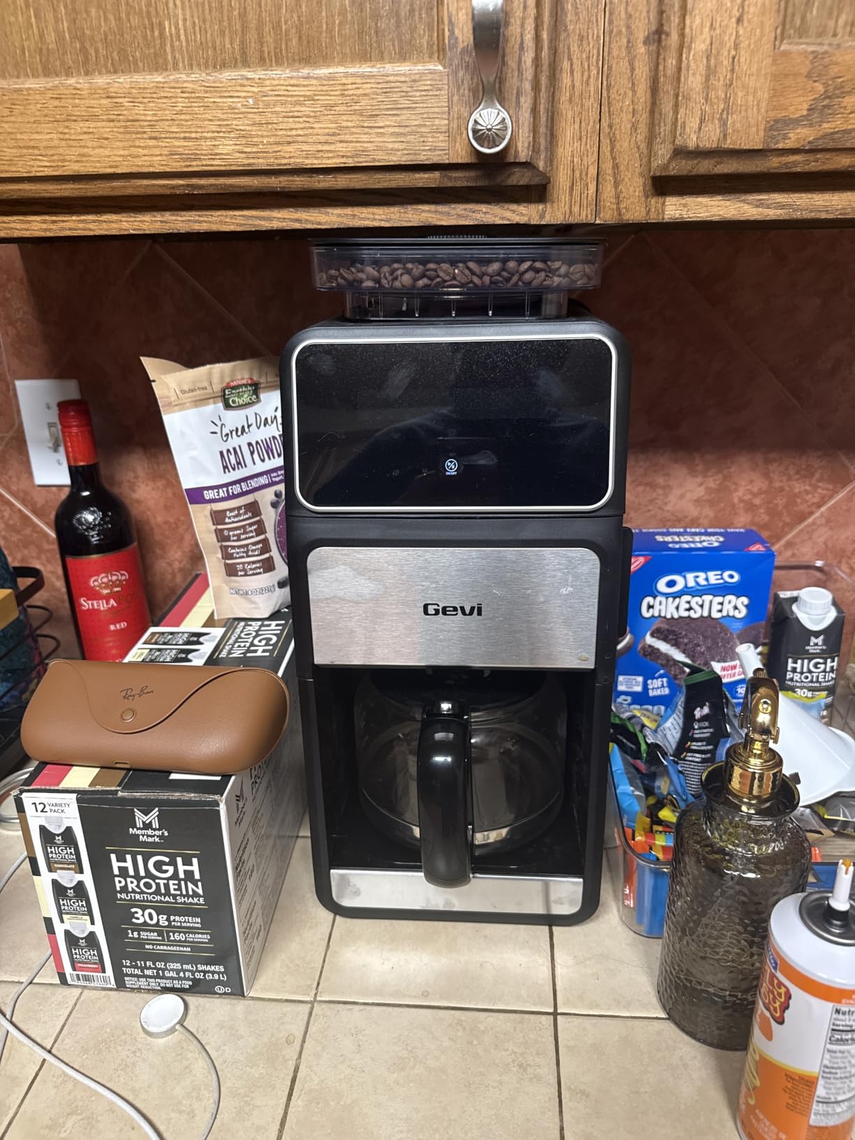 Gevi 10-Cup Grind-And-Brew Drip Coffee Maker with Built-In Burr Grinder | Programmable Timer, 1.5L Water Tank, 2-Hour Auto Keep-Warm, Durable Reusable Permanent Filter for Daily Coffee Brewing customer photo 2