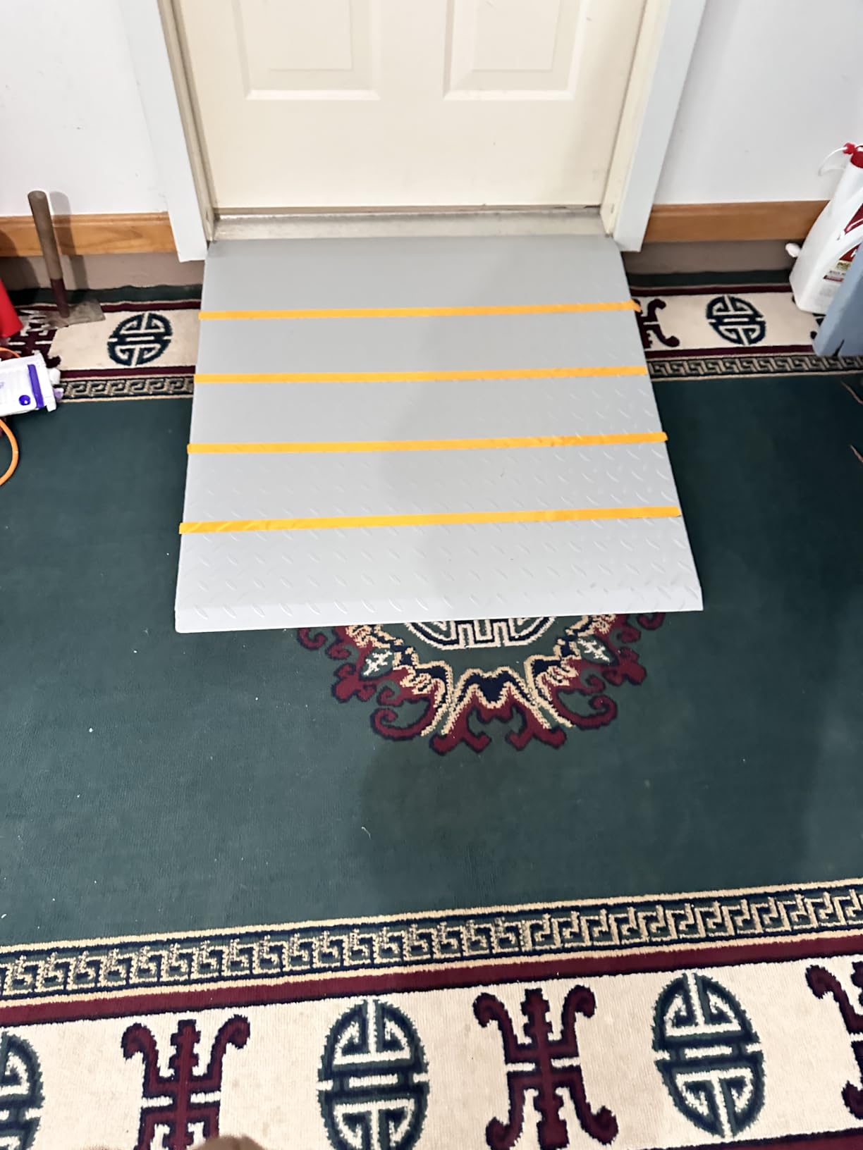 VNN Tri-fold Motorcycle Ramp for Pickup Truck, 77L x54 W Aluminum Loading Ramp customer photo 2