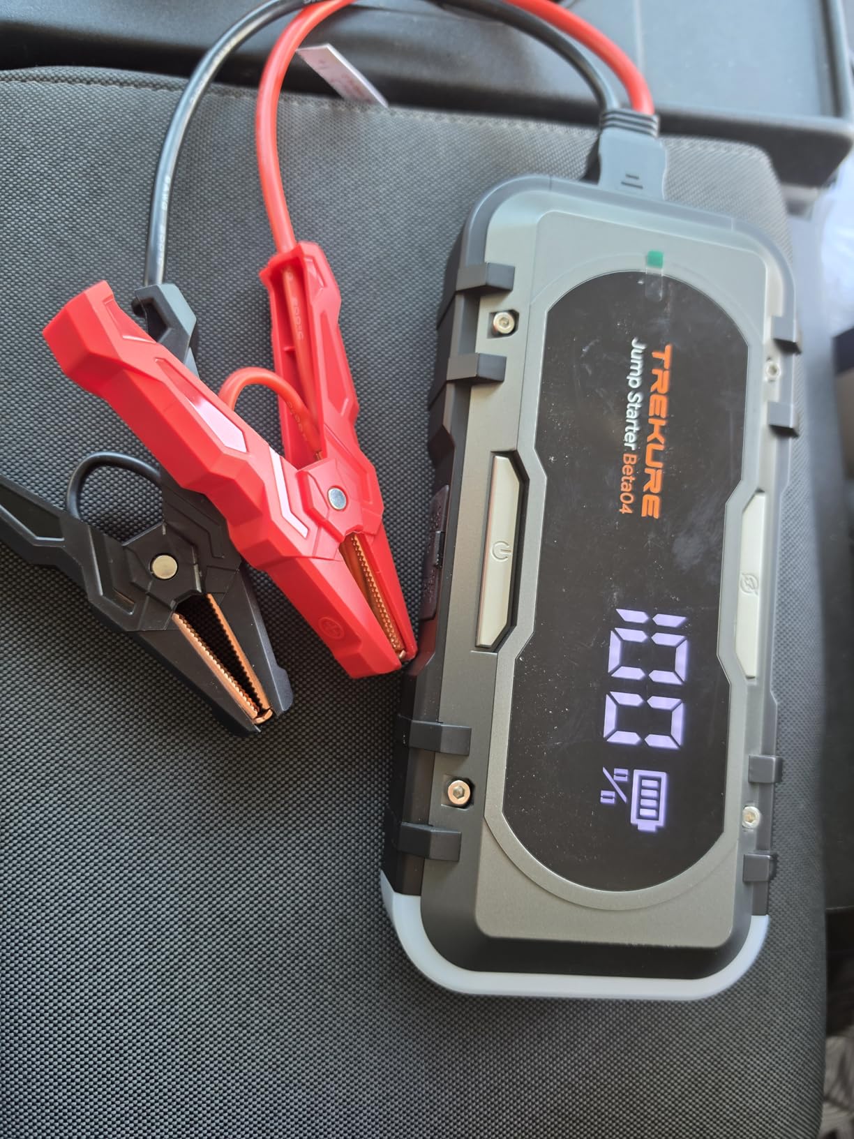 8000A Car Battery Jump Starter, Battery Jumper Starter Portable (All Gas/12L Diesel), 27000mAh 65W Charging Jump Box with 160W DC, 600LM Light customer photo 1