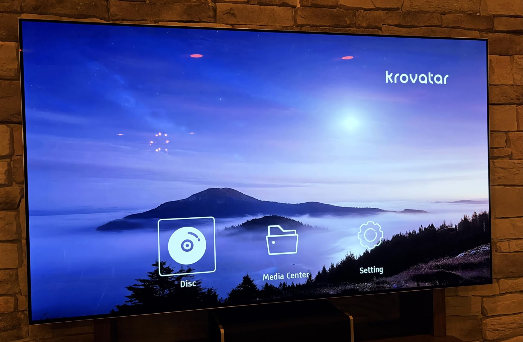 Krovatar 4K UHD Blu-ray Disc Player with Bluetooth Function | Support Blu-ray,3D,4K upscaling,UHD,SACD,DVD,CD,Multi-Format Media Playback,HDMI Cable Included customer photo 1