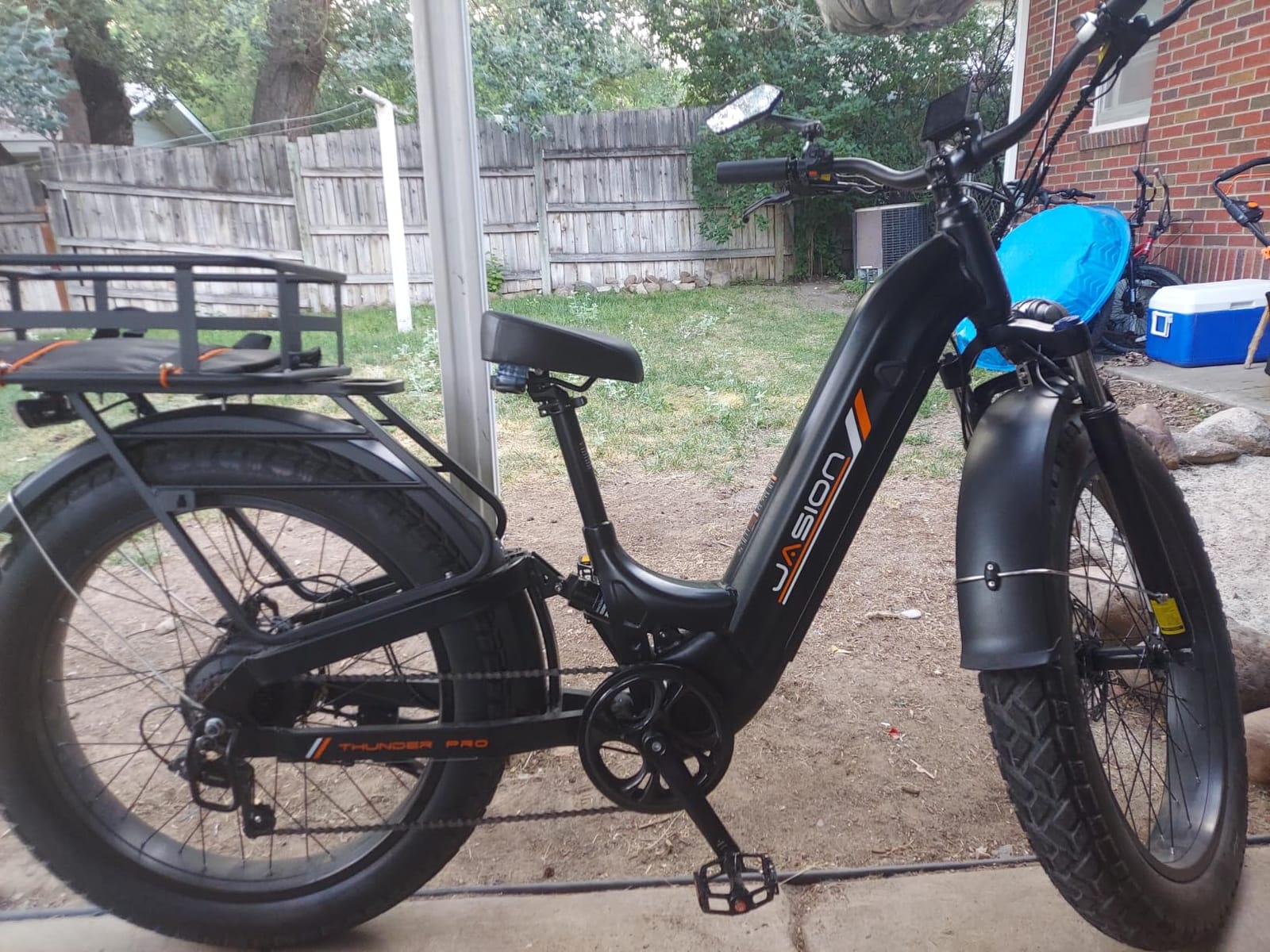 Jasion Thunder PRO/ST Electric Bike, 2000W Peak Ebikes for Adults, 26'' Fat Tire Best Ebike for Men, 90 Miles with 1040Wh Battery, 35 MPH Max Speed Bicycles, 500 lbs Capacity, Certified By UL2849 customer photo 2