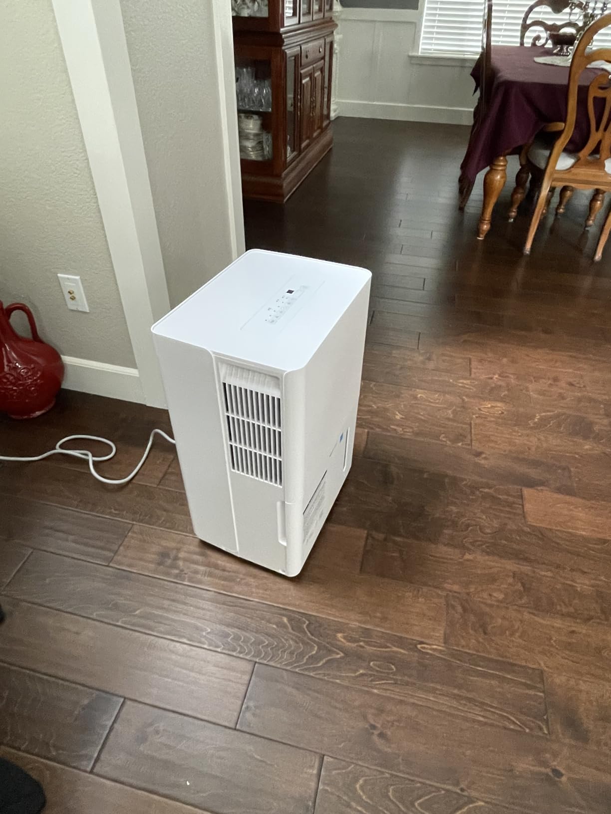 Amazon Basics 50-Pint Large Dehumidifier with Pump, New Energy Star Certified, Humidity Control, Auto-Defrost, Timer, Overflow Protection for Rooms up to 4000 SFT, White customer photo 2