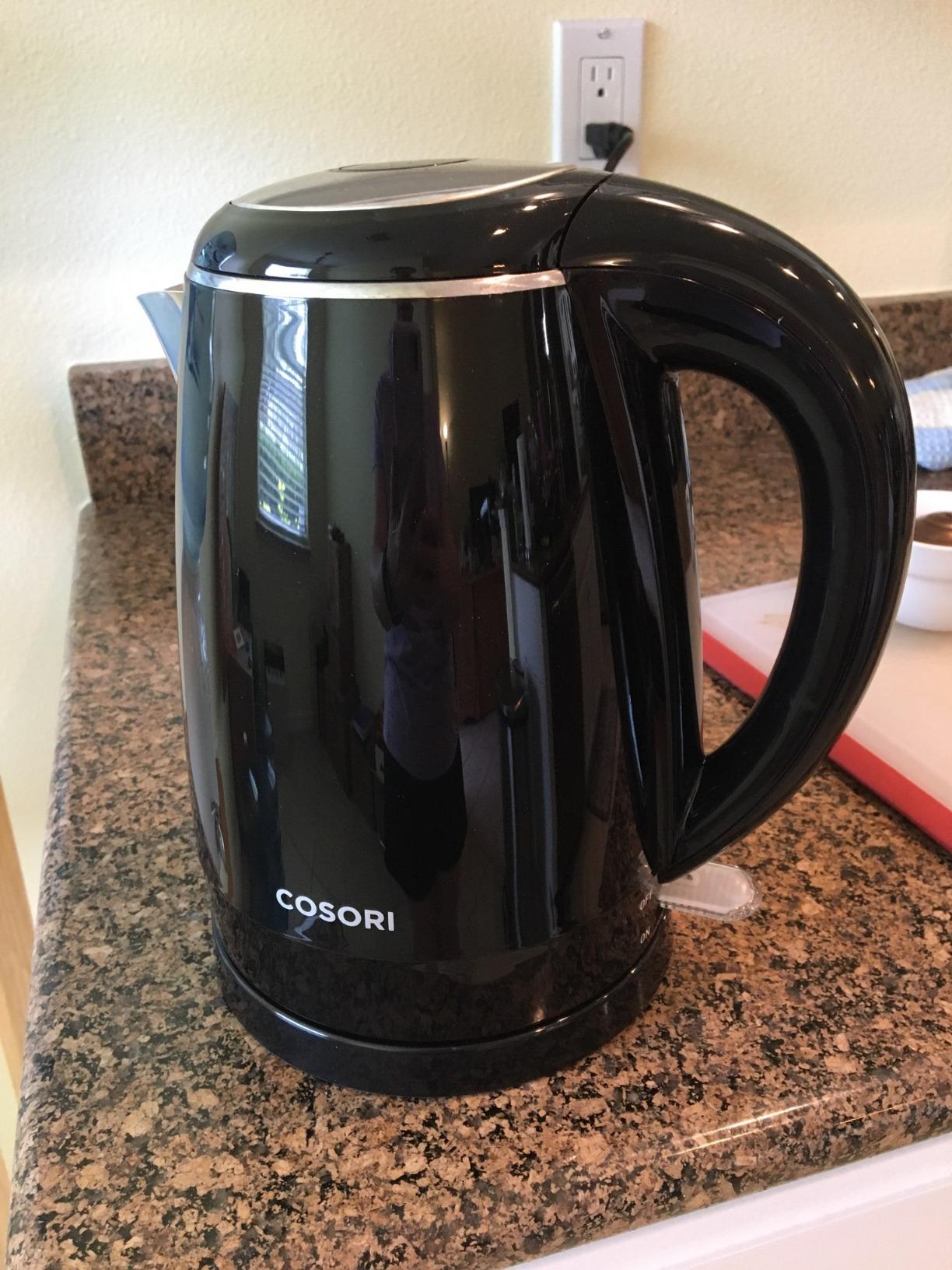 Cosori Stainless Steel Electric Kettle, No Plastic Contact with Water, 1.7L | Easy to Clean, Auto Shut-Off, Boil-Dry Protection, Tea Kettle, Hot Water Boiler, 1500W customer photo 2