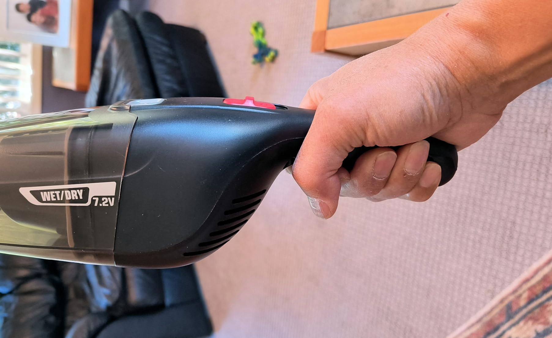Shop-Vac Wet/Dry Handheld Vacuum Cordless, Wall-Mounted Hand Vac, Black | Powerful Portable Car Vacuum Rechargeable with Crevice Tool, Lightweight Hand Vacuum for Home & Car, Washable Filter customer photo 1