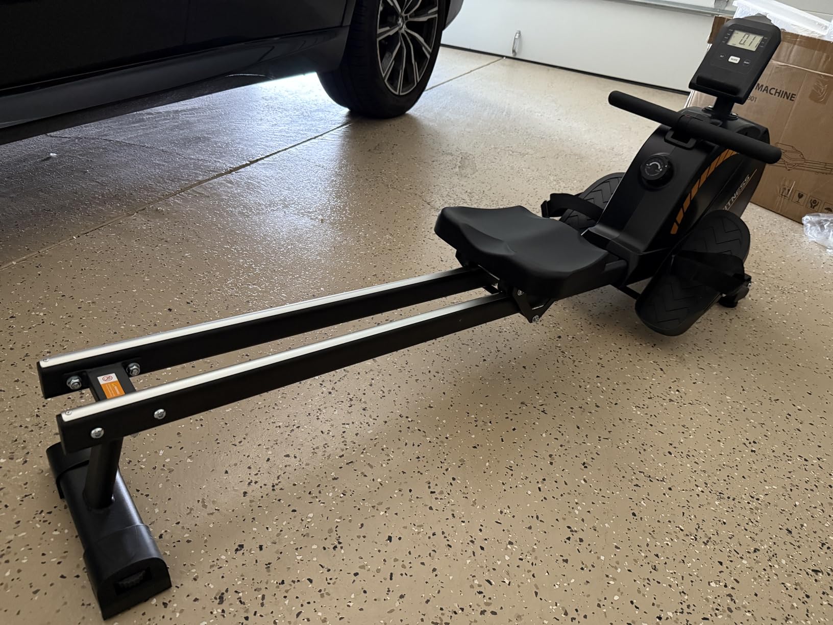 Dripex Rowing Machine, Upgraded Rowing Machines for Home, Magnetic Rower | Max 350 LBS, 16 Levels of Workout Resistance, Dual Slide Rail, App Compatible, LCD Monitor, Ergonomic Seat for Gym Exercise customer photo 2