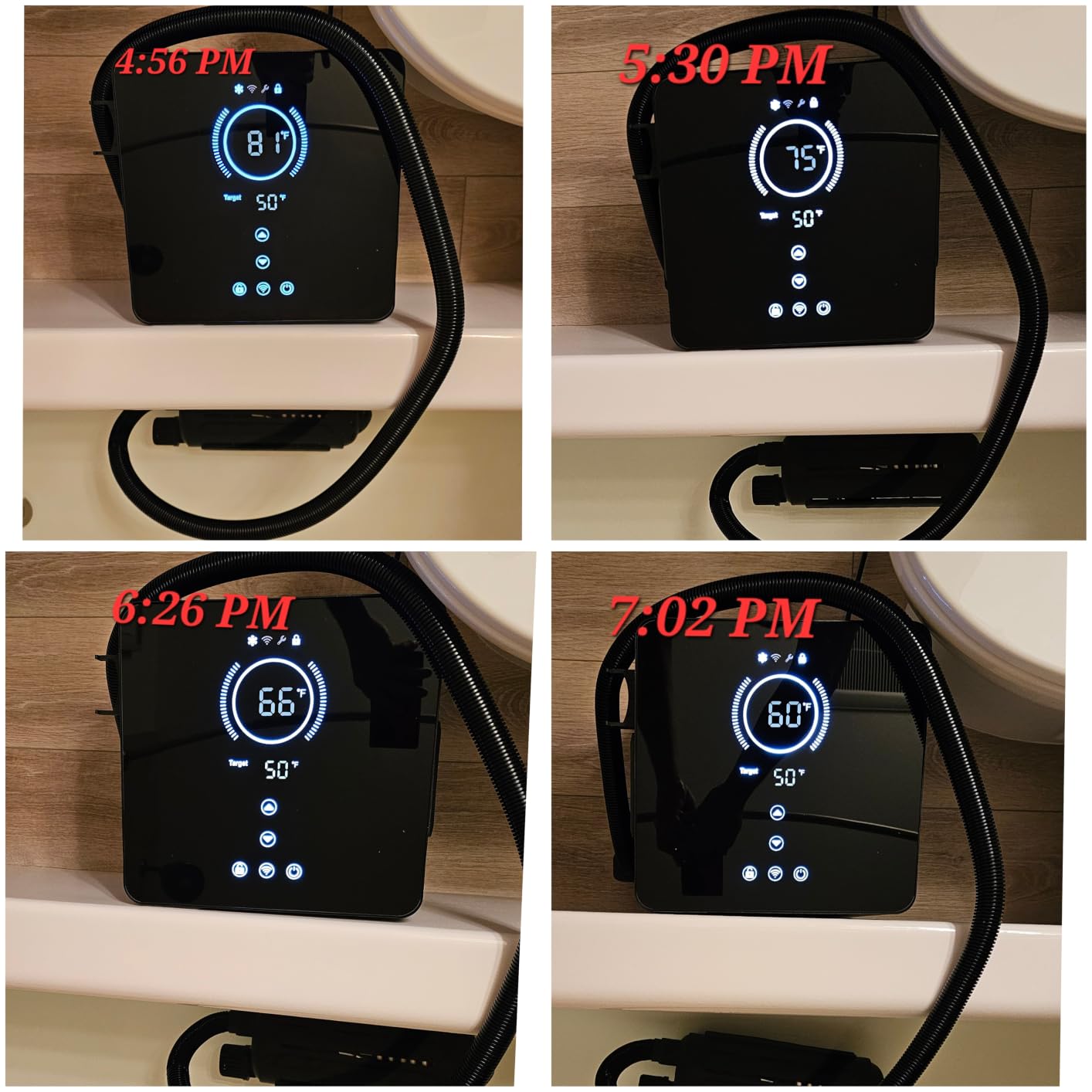 Cold Plunge Chiller Pro, 1/2 HP Drop-in Ice Bath Water Chiller for Any Tub | Cools to 39°F, No Installation Required, WiFi App & Touchscreen Control, Ready-to-Use Cold Therapy Recovery System 110V customer photo 1