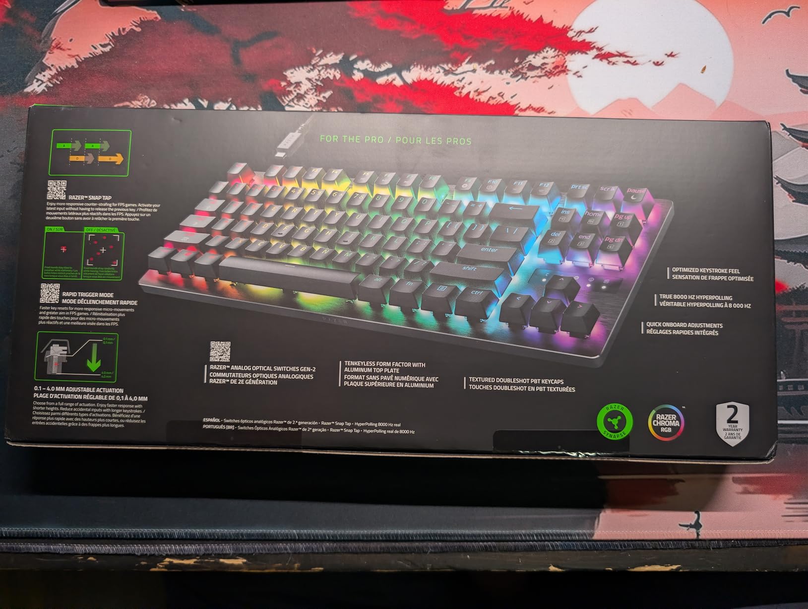 Razer Huntsman V3 TKL 8KHz Analog Optical Esports Gaming Keyboard customer photo 1