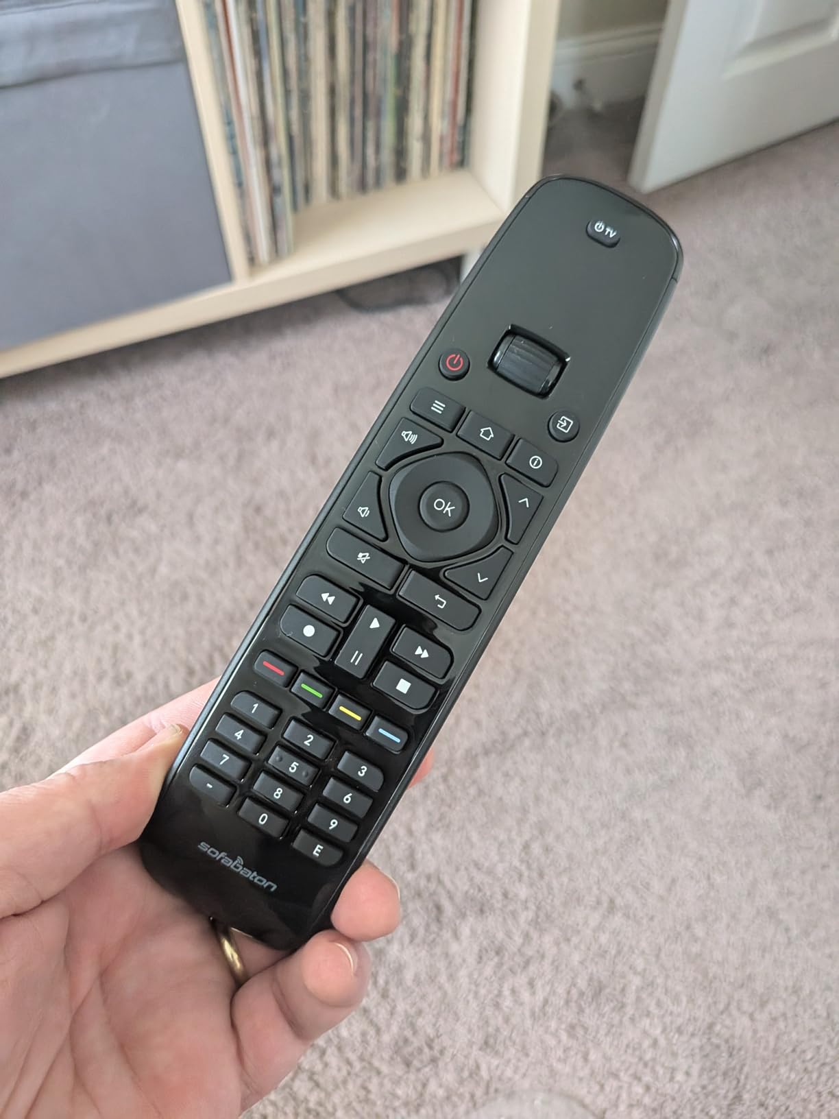 SofaBaton U3 Universal Remote Control, Scroll Wheel, Air Mouse, Bluetooth Multipoint, Smart Remote All in One with Customize Button, Works with IR/Bluetooth/RF Devices, Voice Control with Google Assistant customer photo 2