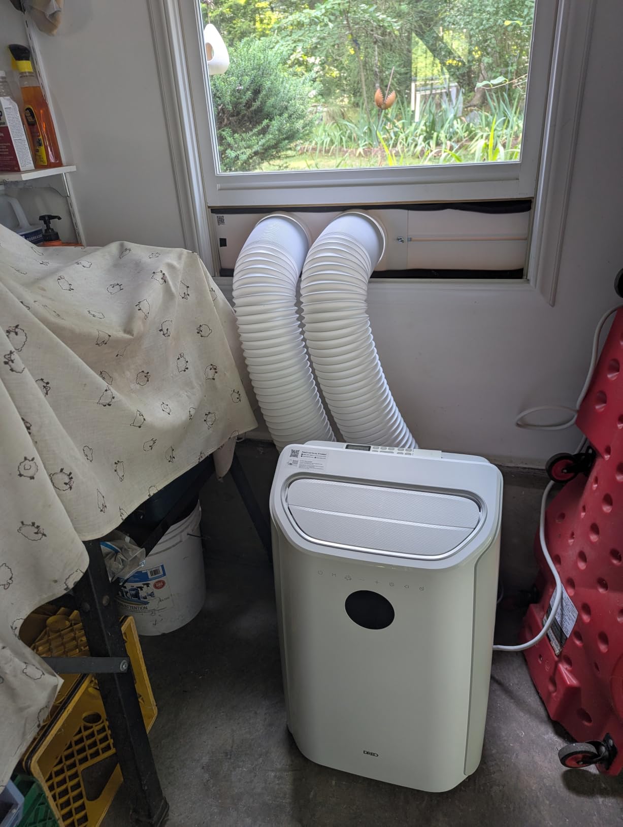 DREO Inverter Portable Air Conditioners, 14000 BTU Dual-Hose | 14000 BTU ASHRAE (10000 BTU DOE) 42dB Quiet Smart AC Unit, Drainage-Free, APP/Voice/Remote Control customer photo 2