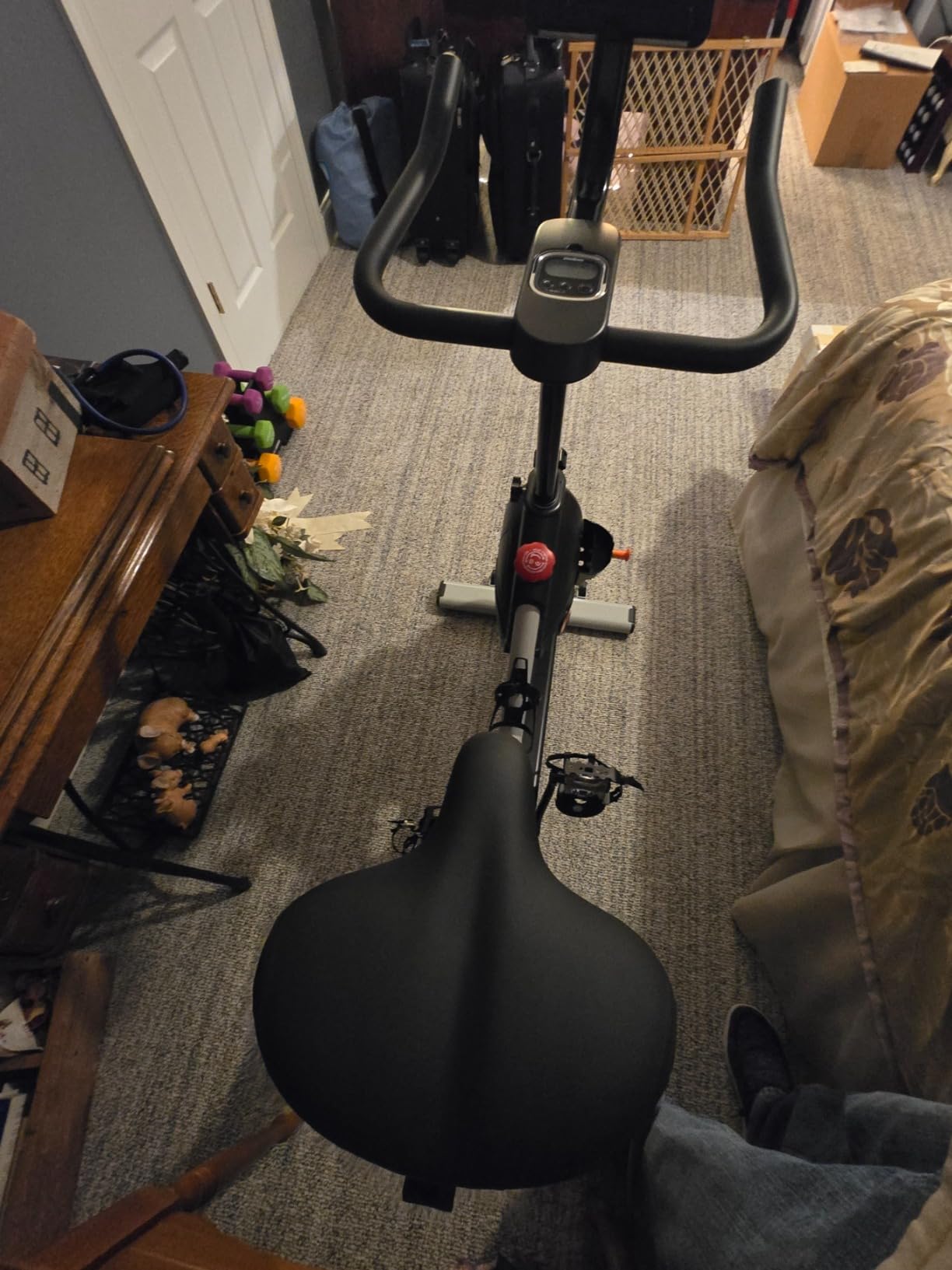 Exercise Bike,Stationary Bike for Home,Magnetic Indoor App Cycling Bike customer photo 2