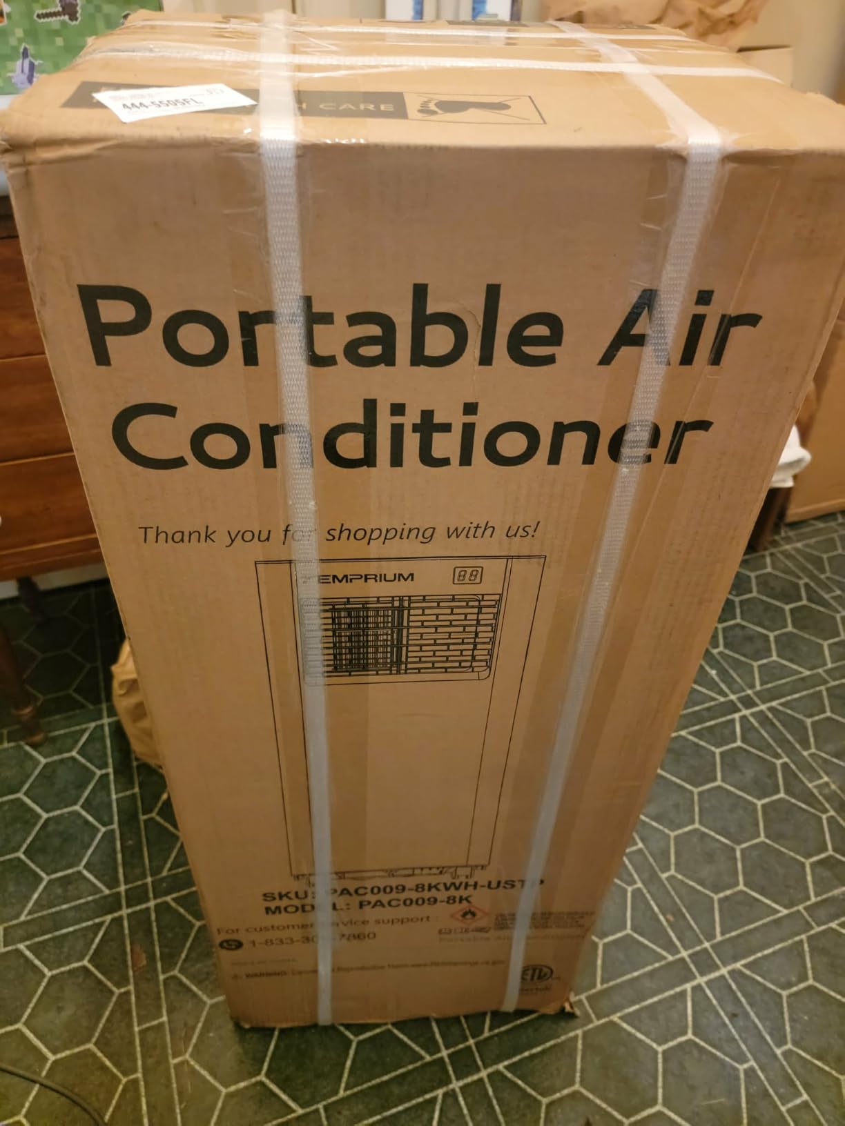 8,000 BTU Smart Portable Air Conditioners, WIFI-Enabled | for Spaces up to 350 Sq. Ft. With Cool, Fan, Dry, and Sleep Modes Plus a Programmable 24-Hour Timer. customer photo 1