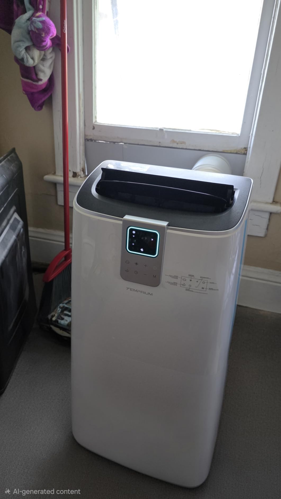 8,000 BTU Smart Portable Air Conditioners, WIFI-Enabled | for Spaces up to 350 Sq. Ft. With Cool, Fan, Dry, and Sleep Modes Plus a Programmable 24-Hour Timer. customer photo 2