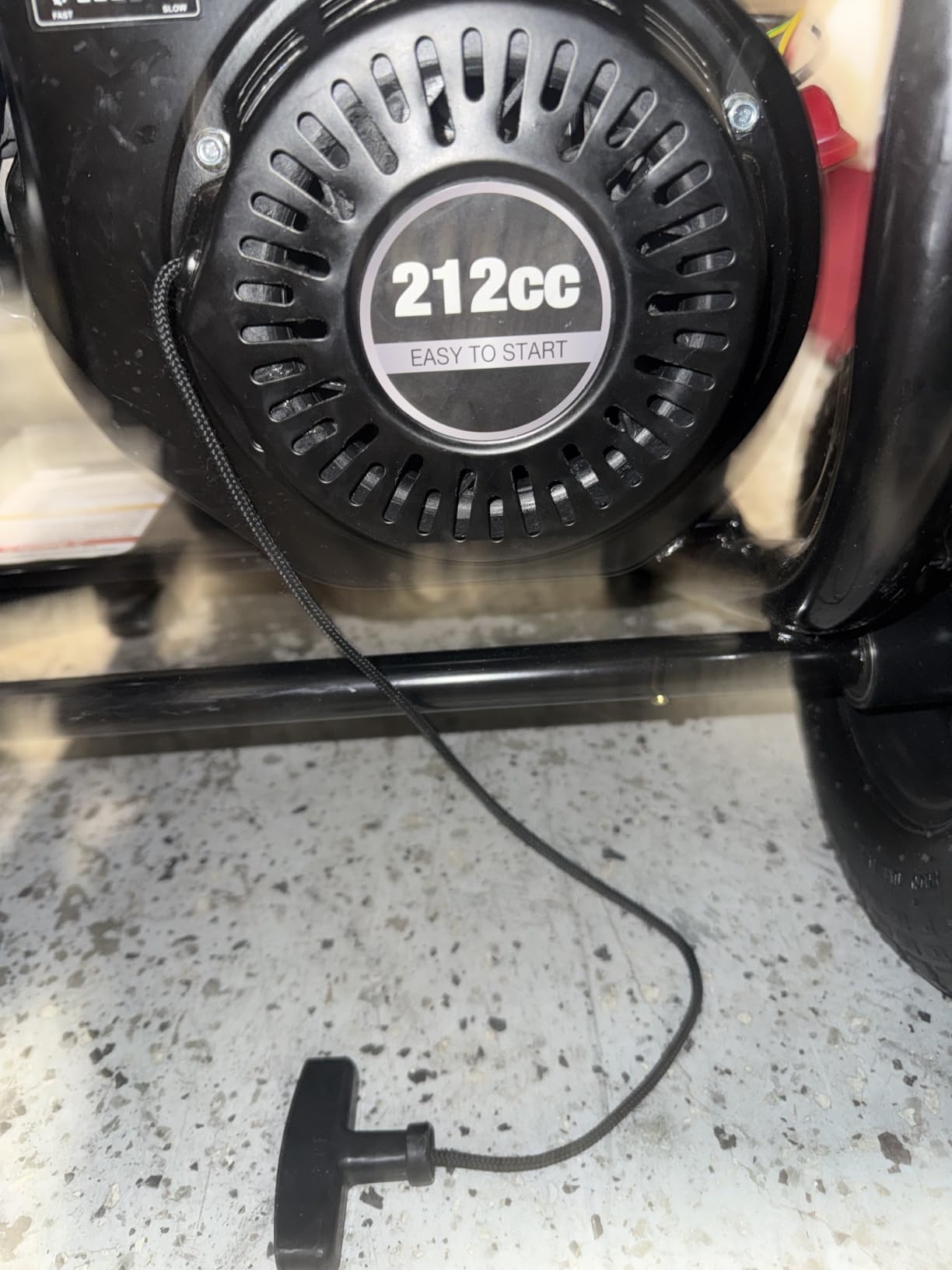 4200PSI Gas Pressure Washer 4.0GPM Gas Power Washer 212CC Gas Powered Washing Machine Commercial High Pressure Washer with 32ft Hose Reel&5 Nozzles for Patio Garden Yard Vehicle,EPA/CARB/ETL customer photo 2