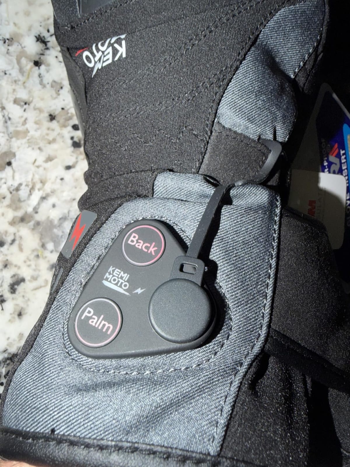 KEMIMOTO Heated ADV Riding Gloves, Waterproof Dual-Zone Winter Gloves customer photo 1