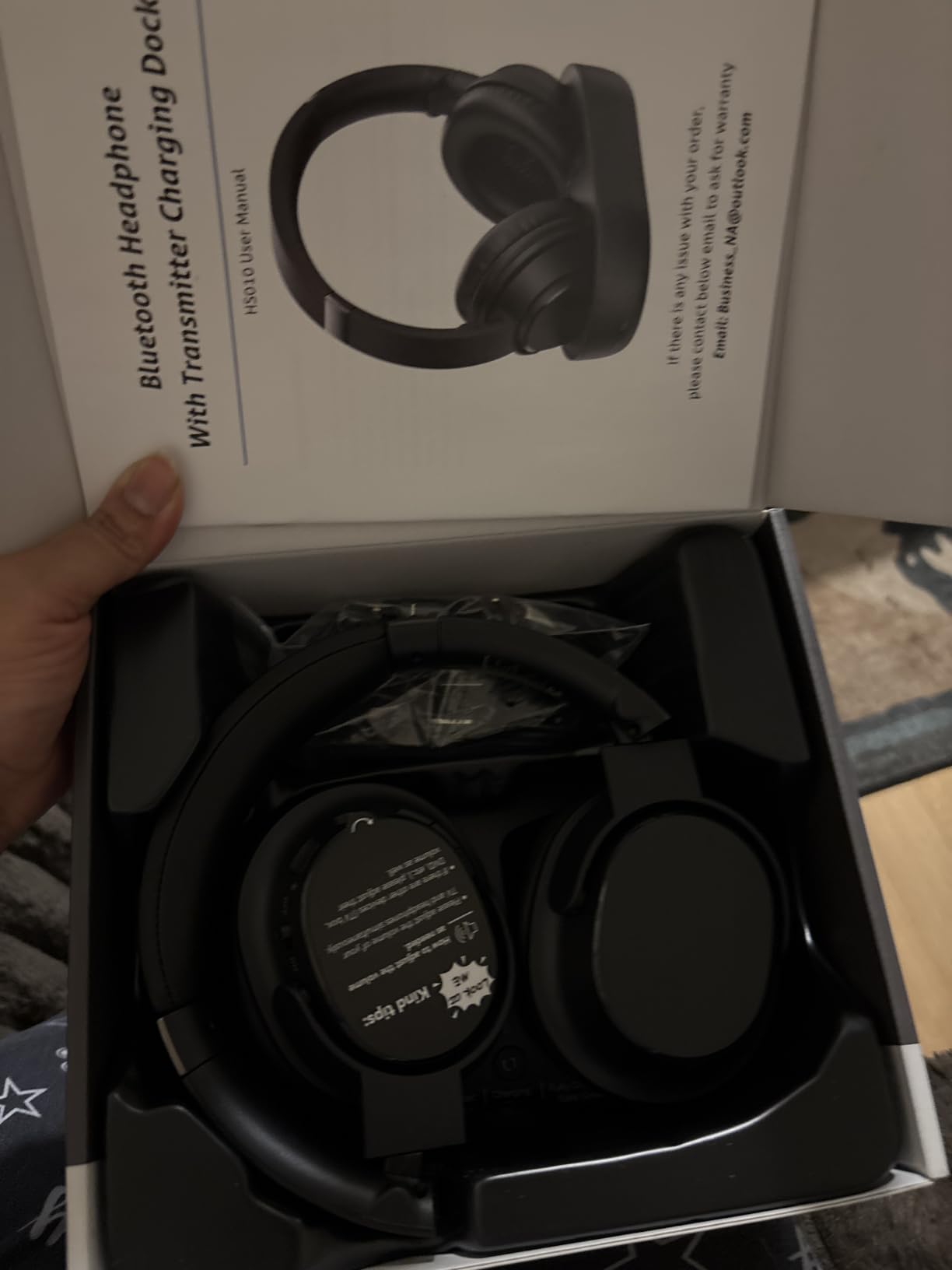 Wireless Headphones for TV, TV Headphones Wireless for Seniors with Easy Setup, Compatible with Most TVs, Charging Base, 65H Playtime, Low Latency Audio, TV Headset, Ideal for Dad, Mom customer photo 1