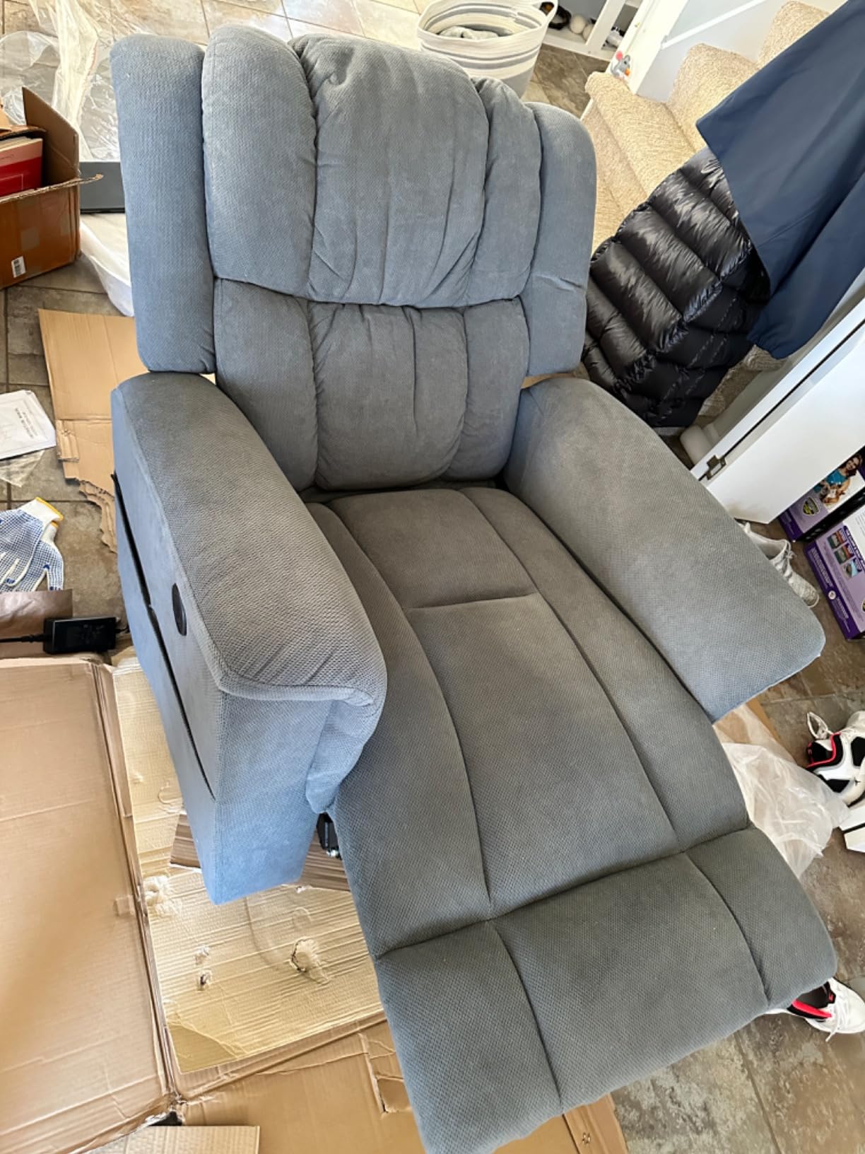 Power Lift Recliner Chair with Massage,Heat,Cup Holders for Elderly customer photo 2